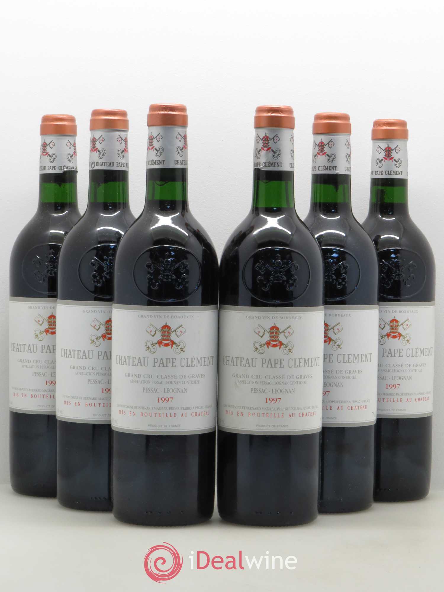 Château Pape Clément Cru Classé de Graves 1997 - Lot de 6 bouteilles - 0