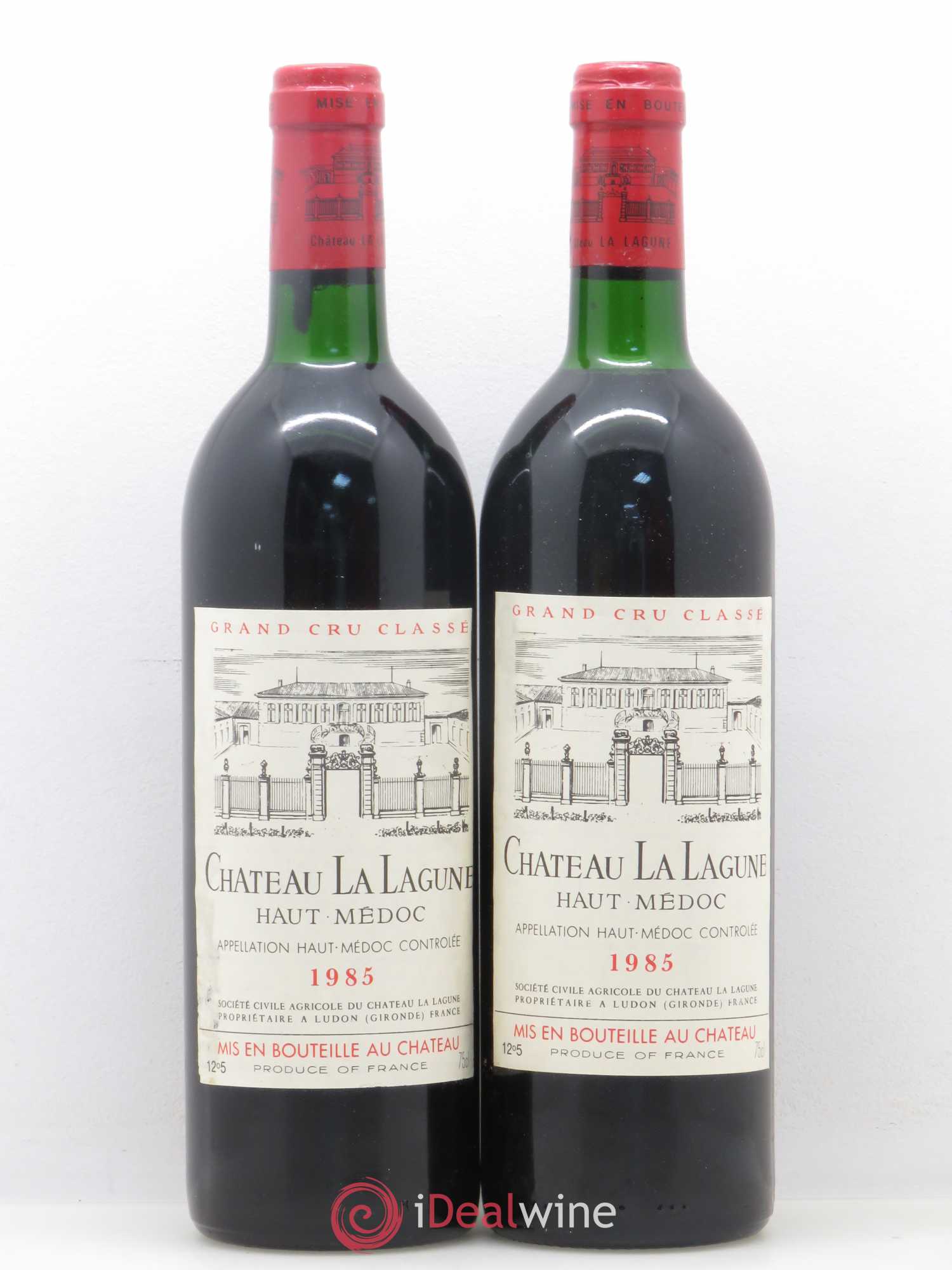 Château la Lagune 3ème Grand Cru Classé 1985 - Lot de 2 bouteilles - 0