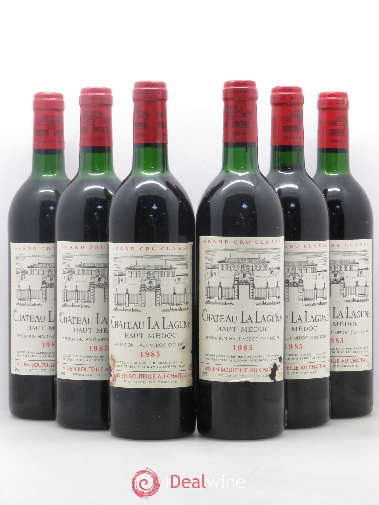 Château la Lagune 3ème Grand Cru Classé 1985 - Lot de 6 bouteilles - 0
