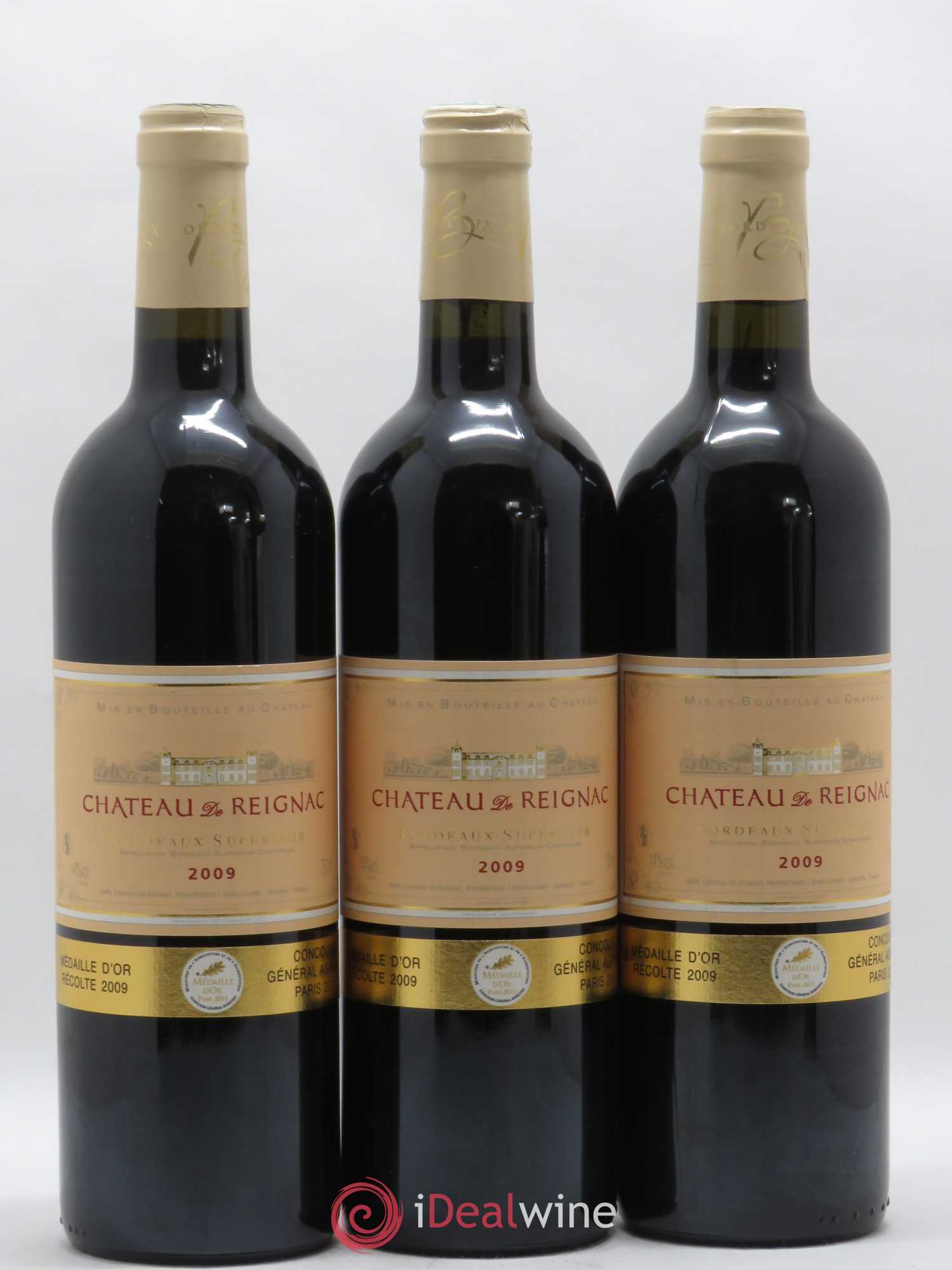 Château de Reignac Second Vin 2009 - Lot de 3 bouteilles - 0