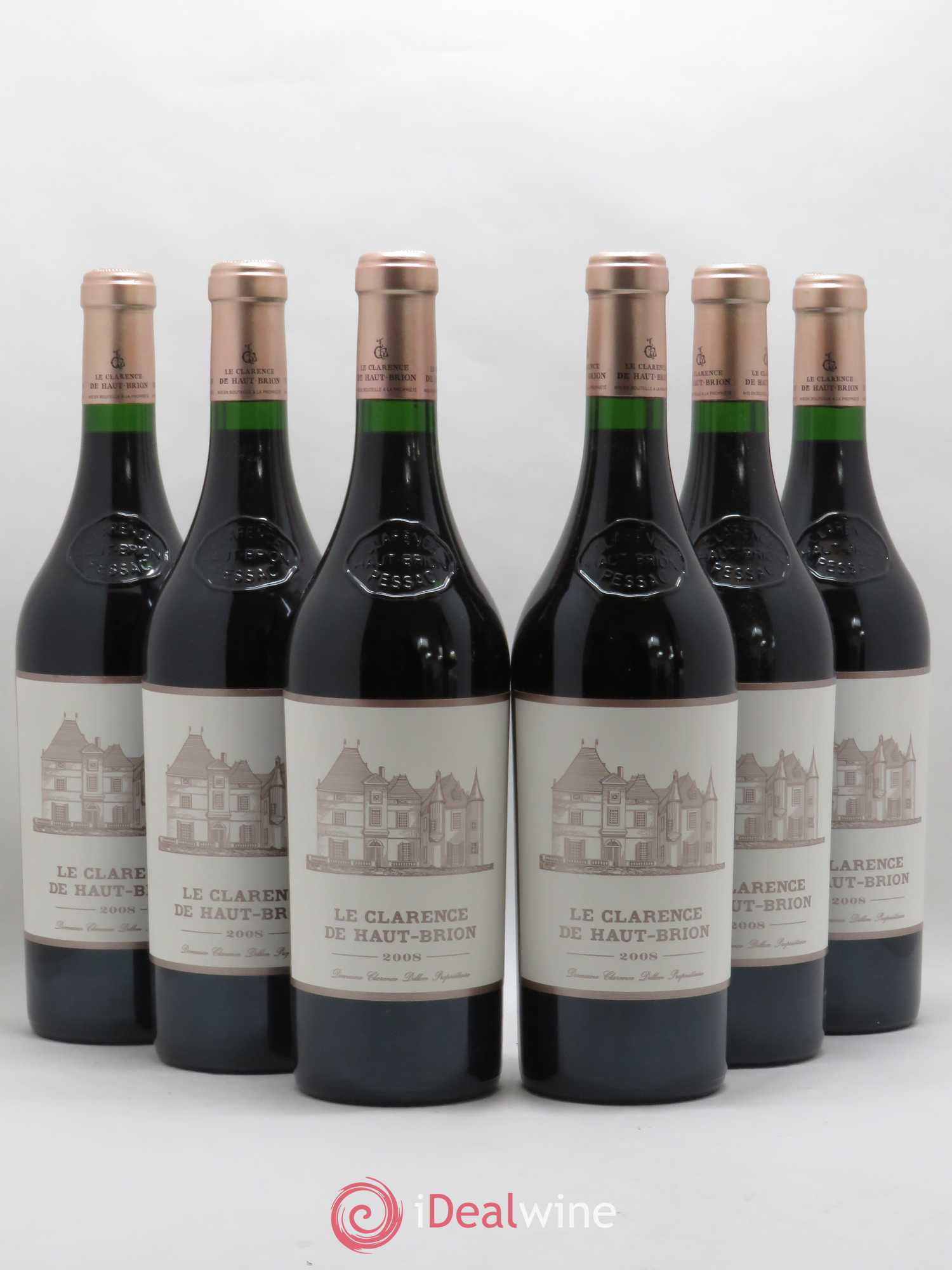 Clarence (Bahans) de Haut-Brion Second Vin 2008 - Lot de 6 bouteilles - 0