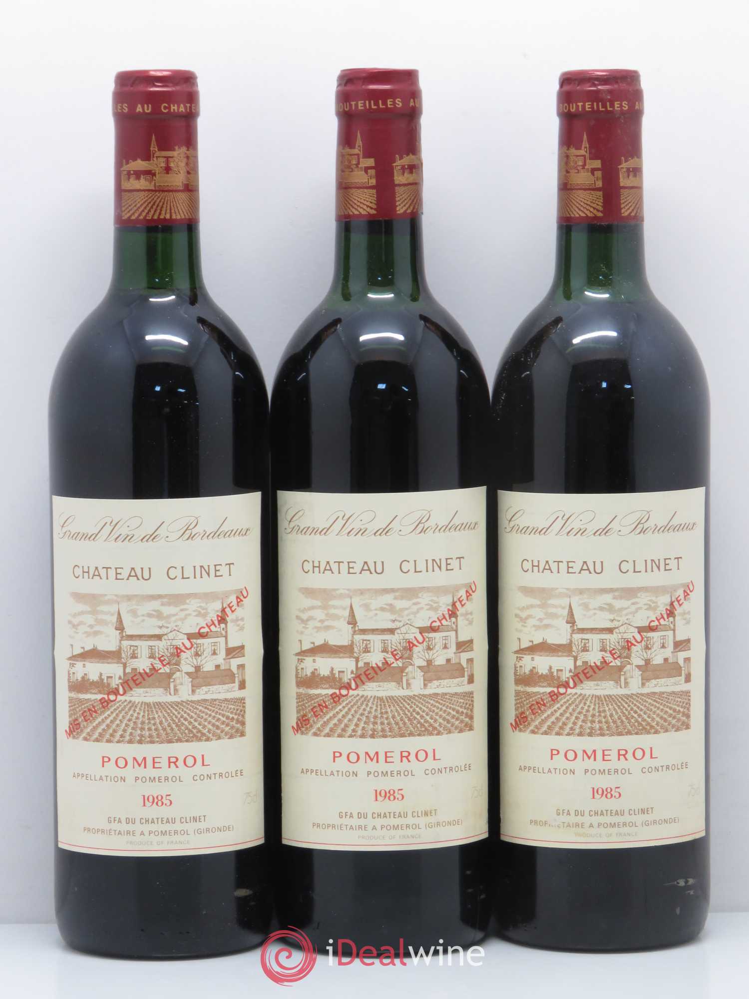 Château Clinet 1985 - Lot de 12 bouteilles - 4