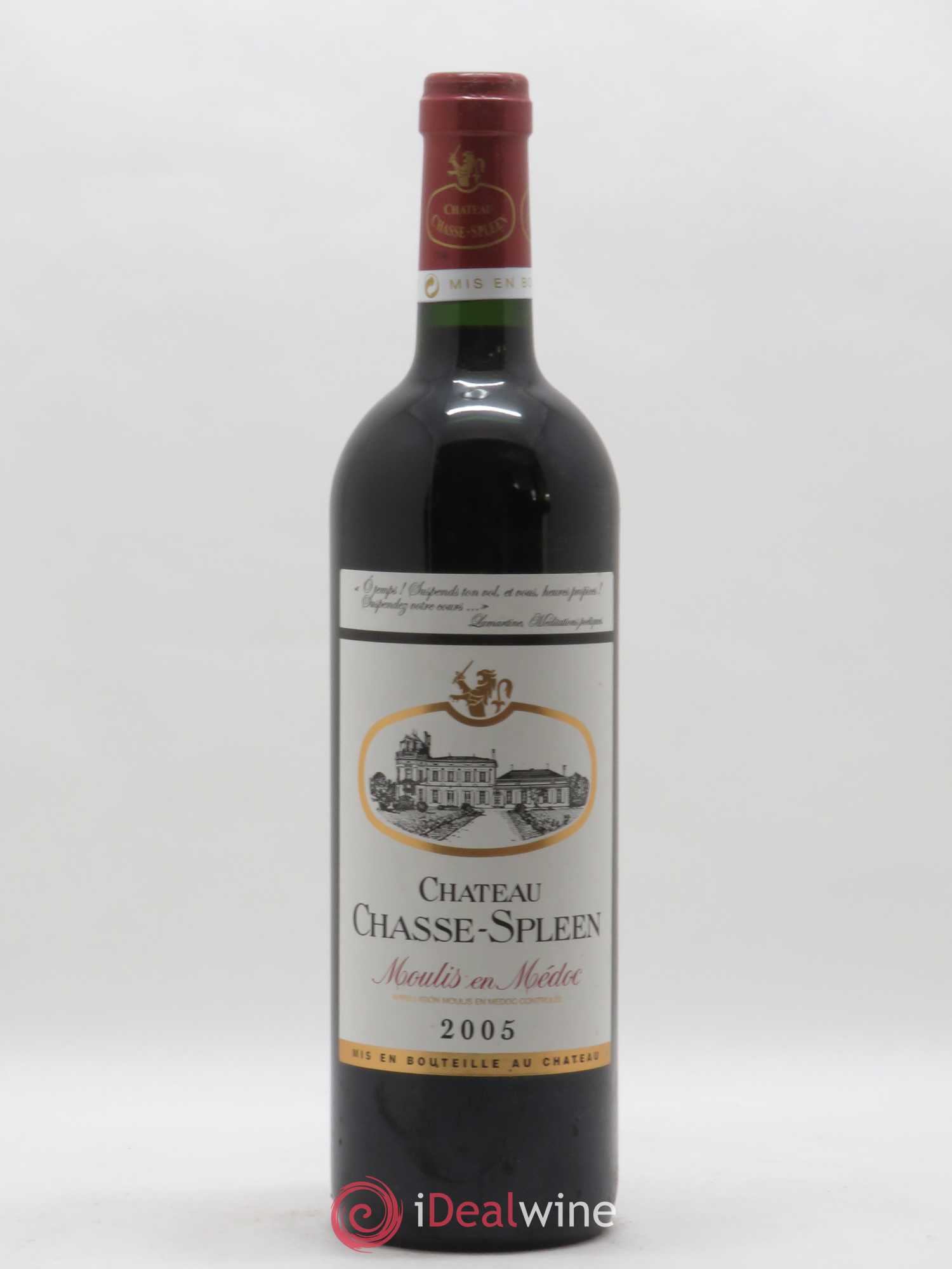 Château Chasse Spleen 2005 - Lot de 1 bouteille - 0