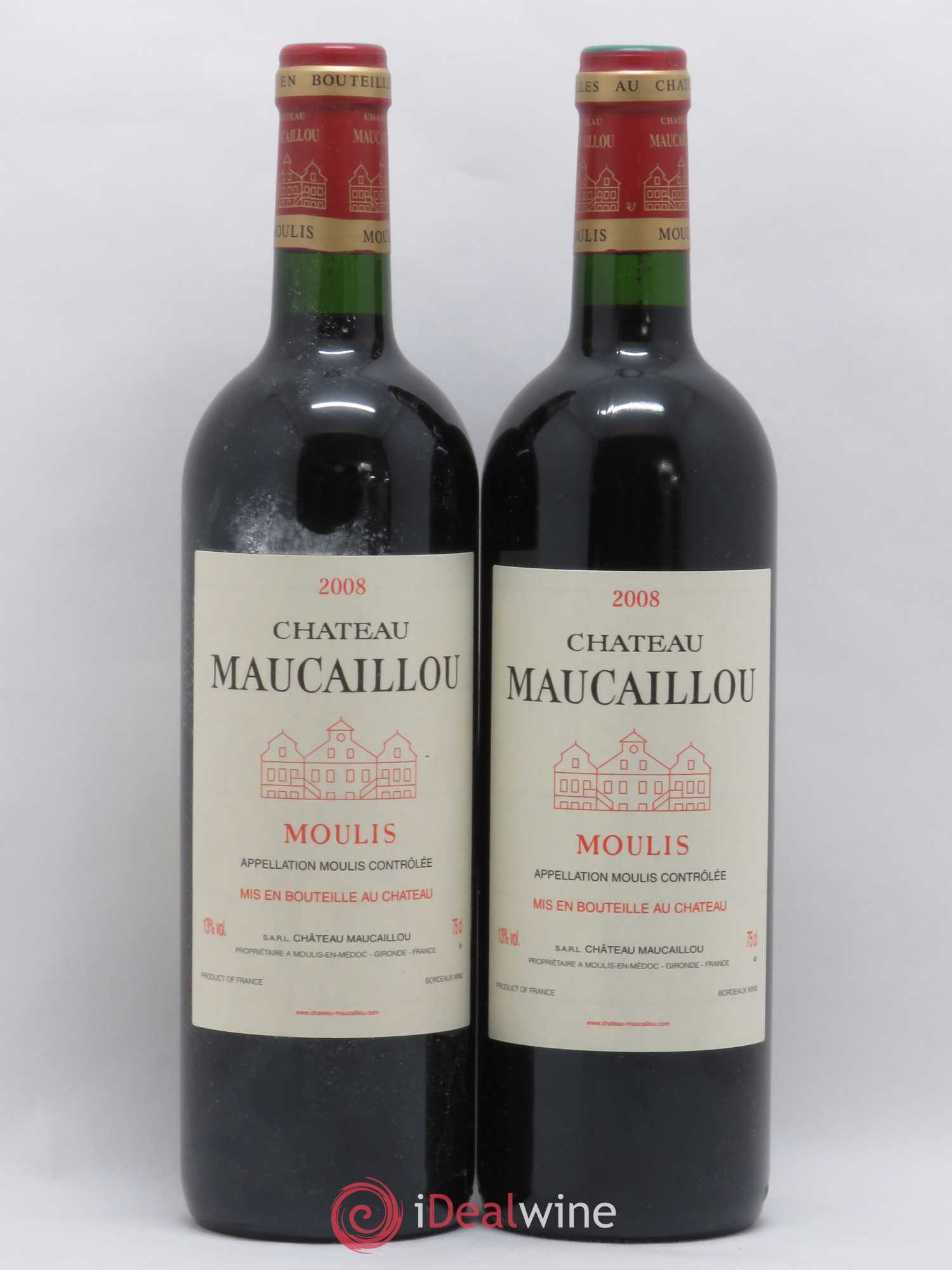 Château Maucaillou 2008 - Lot de 2 bouteilles - 0