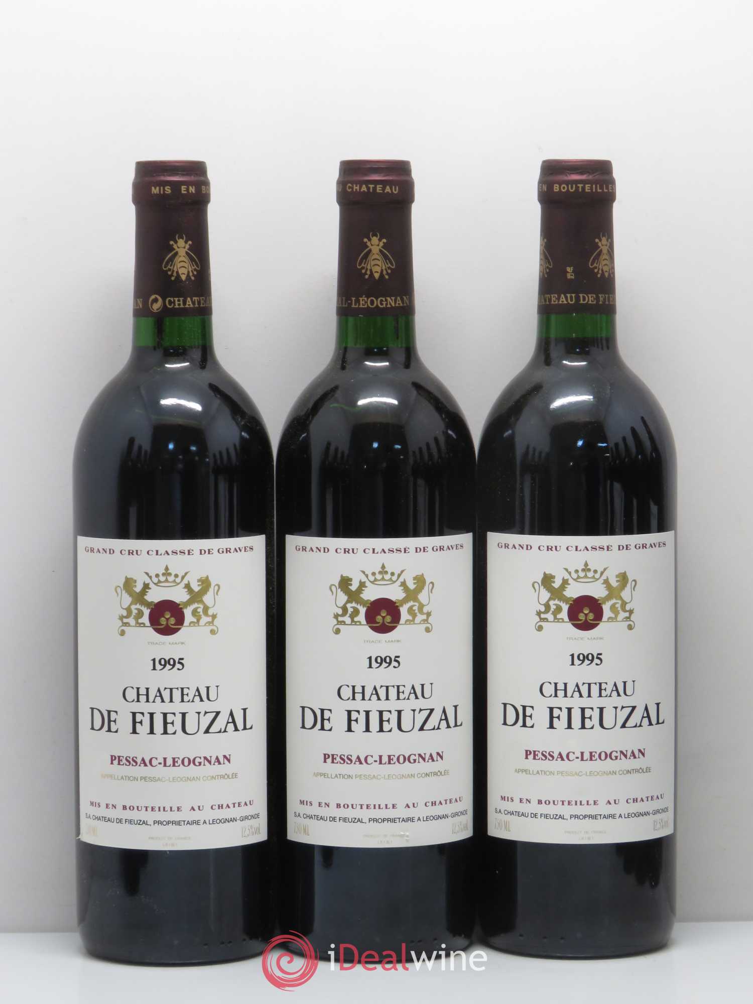 Château de Fieuzal Cru Classé de Graves 1995 - Lot de 12 bouteilles - 1