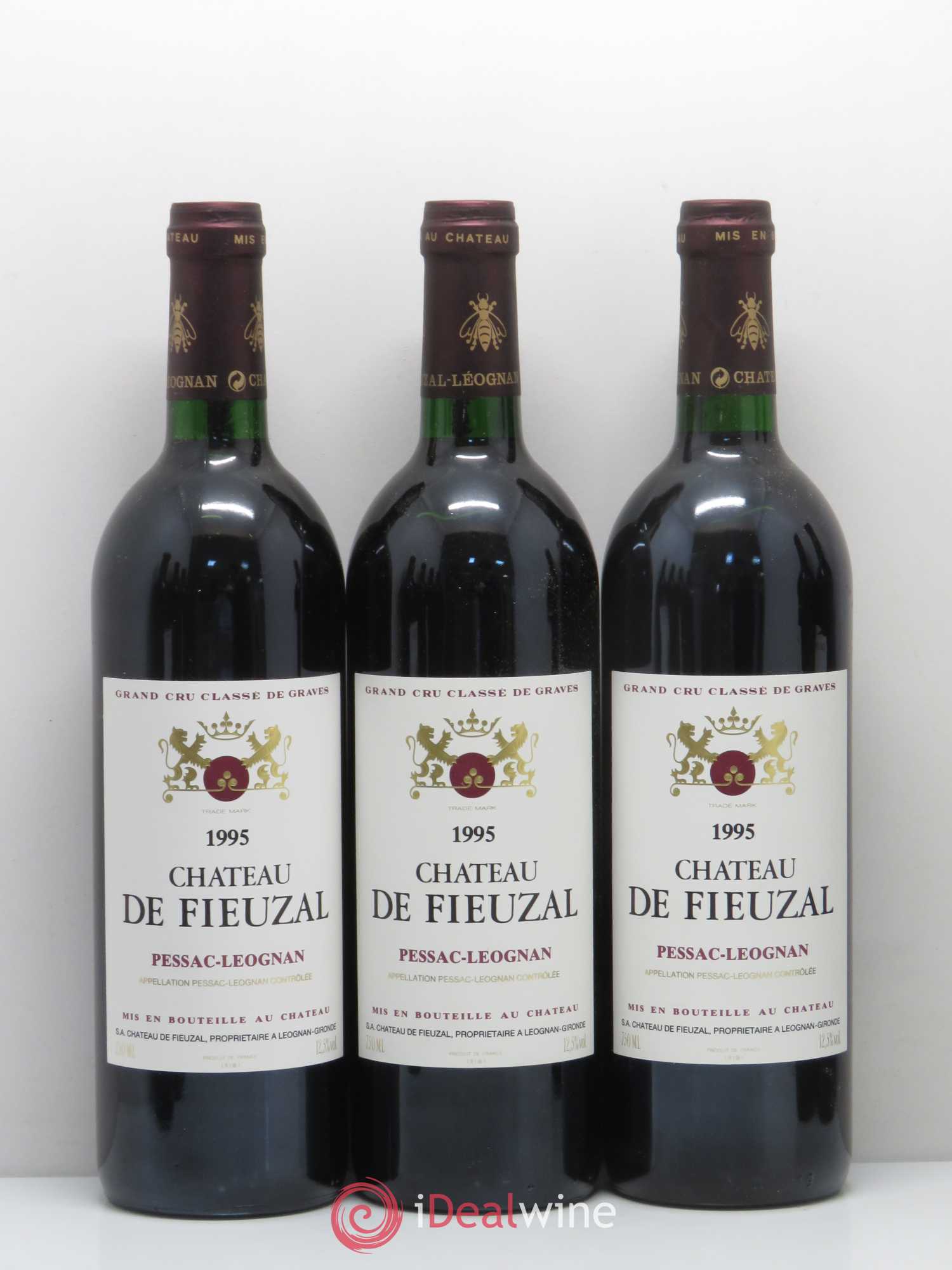 Château de Fieuzal Cru Classé de Graves 1995 - Lot de 12 bouteilles - 2