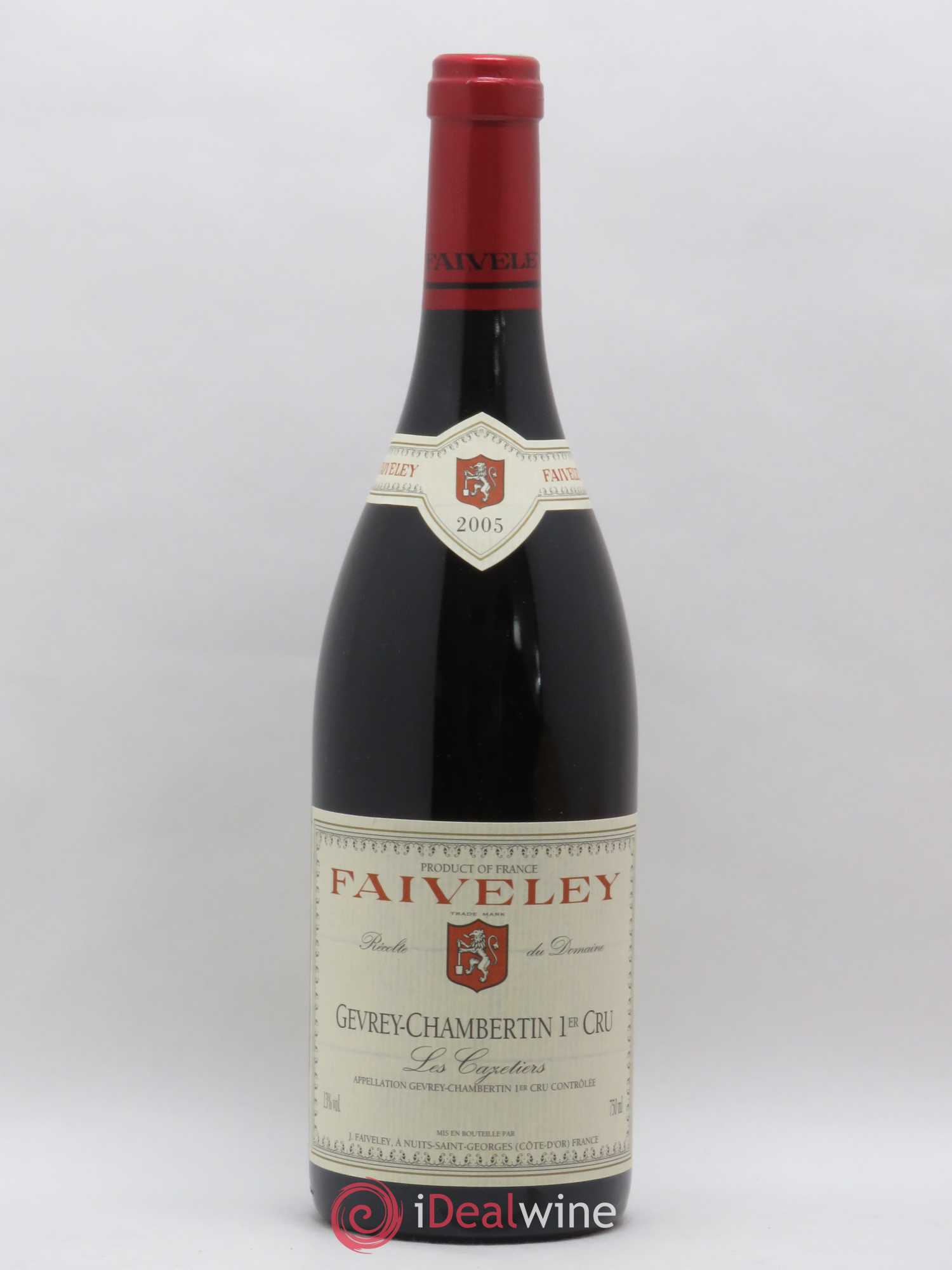 Gevrey-Chambertin 1er Cru Les Cazetiers Faiveley 2005 - Lot de 1 bouteille - 0