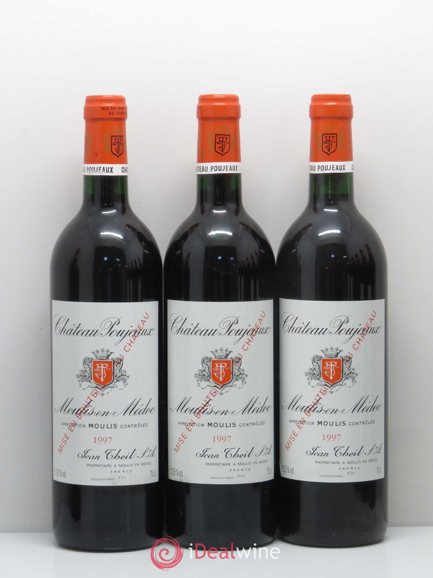 Château Poujeaux 1997 - Lot de 12 bouteilles - 2