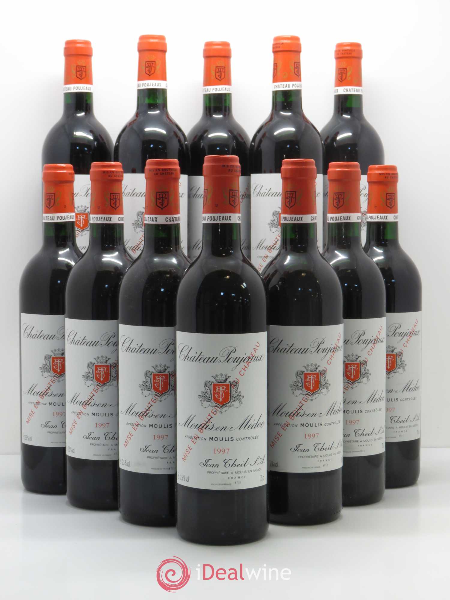 Château Poujeaux 1997 - Lot de 12 bouteilles - 0