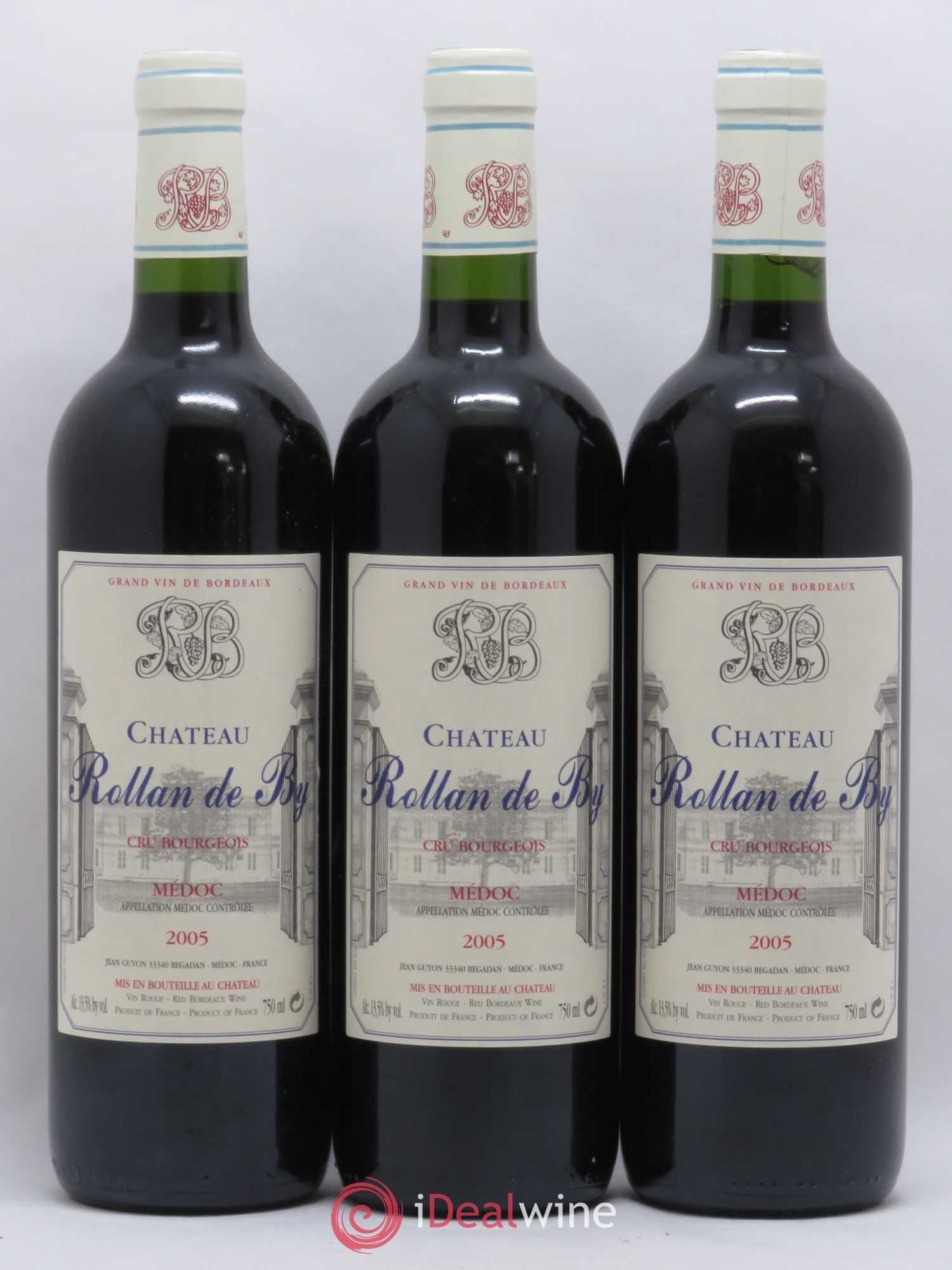 Château Rollan de By Cru Bourgeois 2005 - Lot de 6 bouteilles - 1