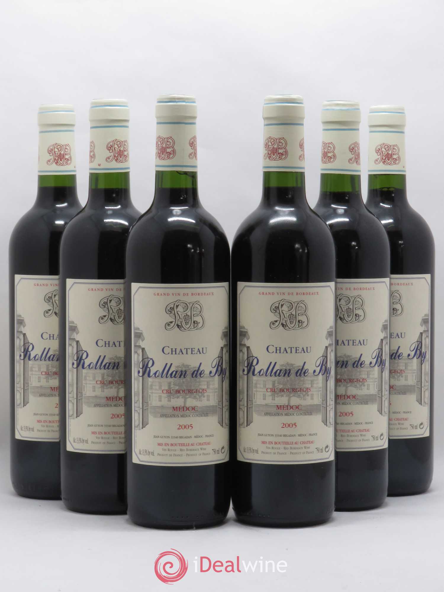 Château Rollan de By Cru Bourgeois 2005 - Lot de 6 bouteilles - 0