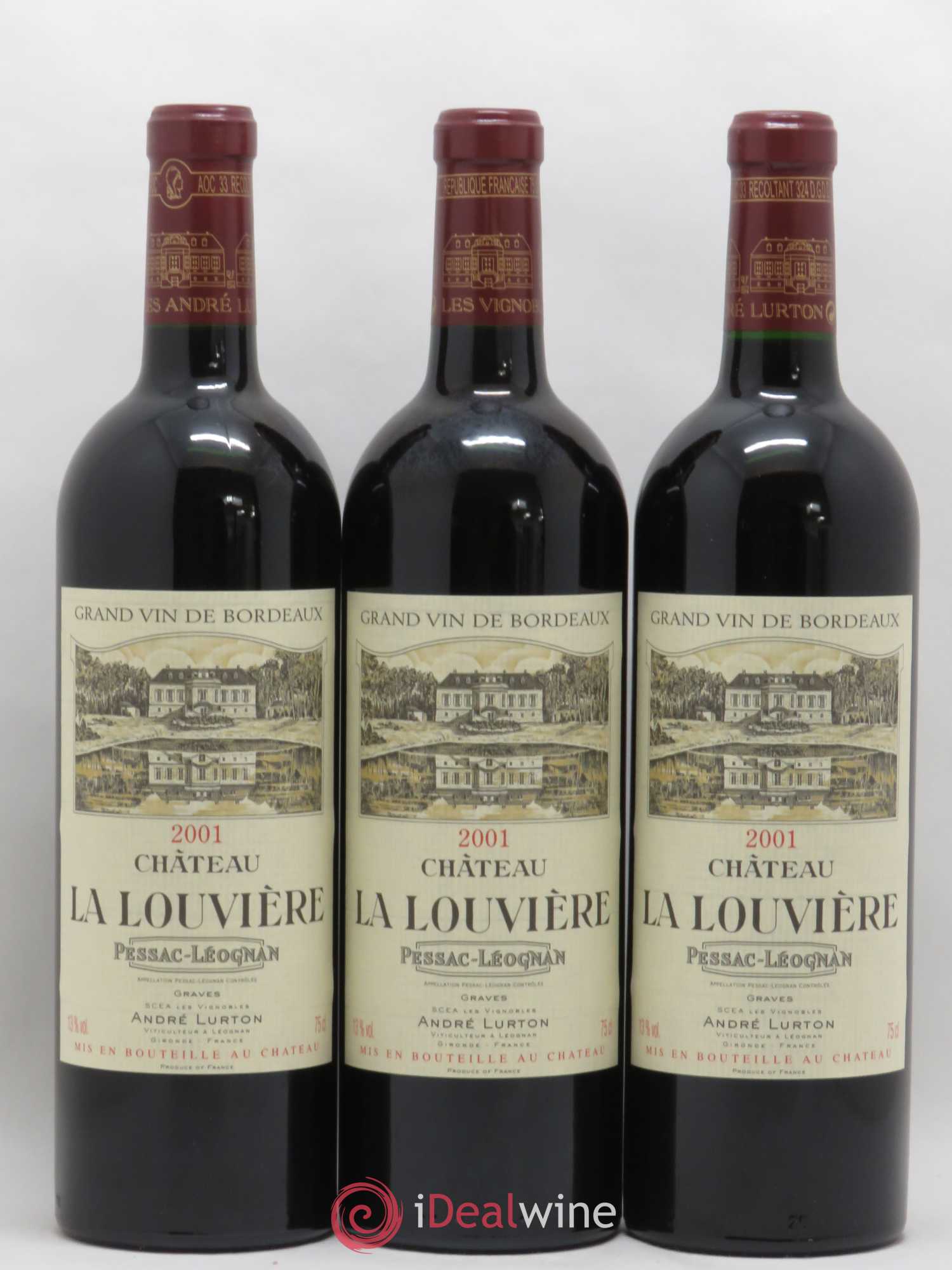 Château la Louvière 2001 - Lot de 12 bouteilles - 4