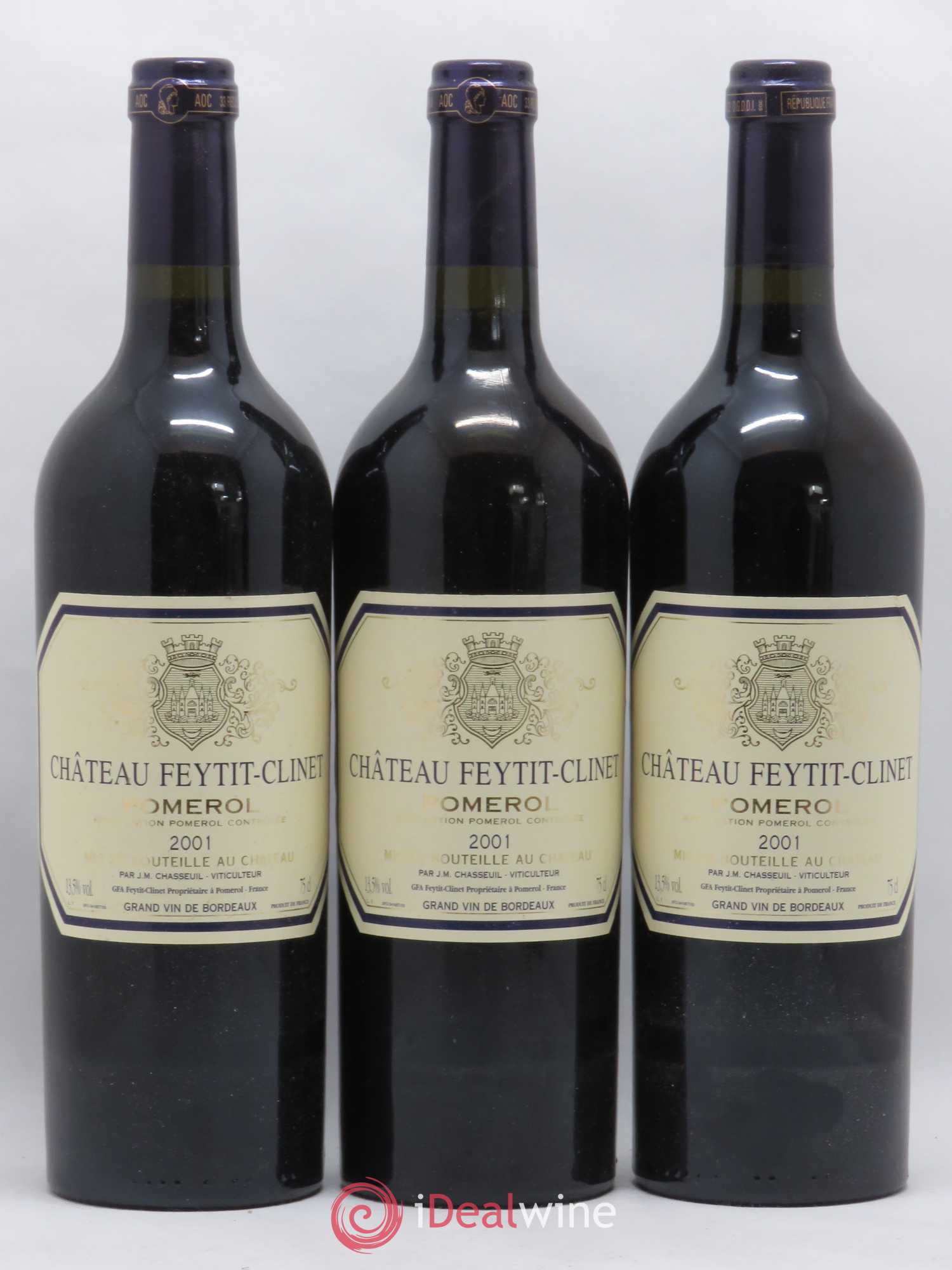 Château Feytit-Clinet 2001 - Lot de 6 bouteilles - 1