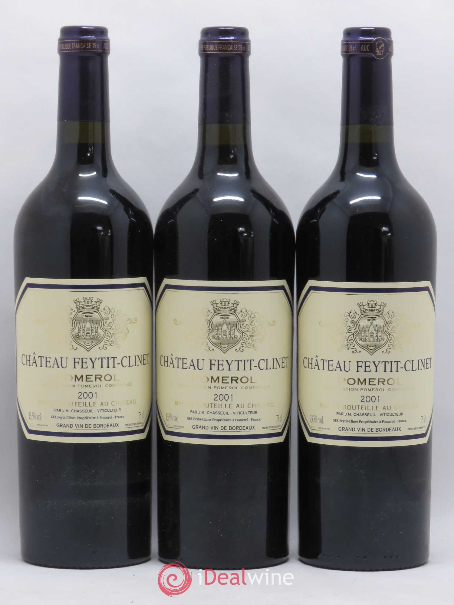 Château Feytit-Clinet 2001 - Lot de 6 bouteilles - 2