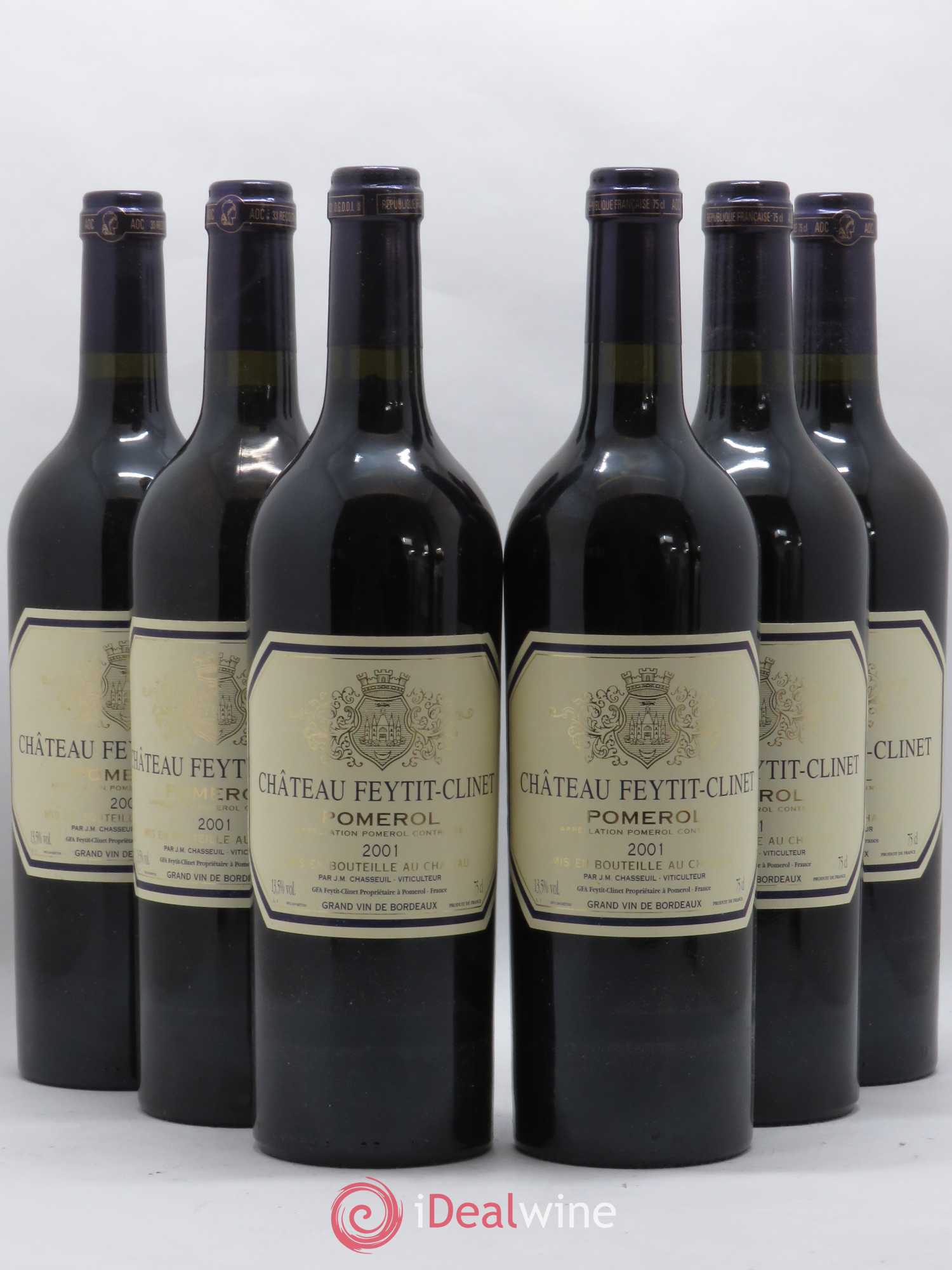 Château Feytit-Clinet 2001 - Lot de 6 bouteilles - 0
