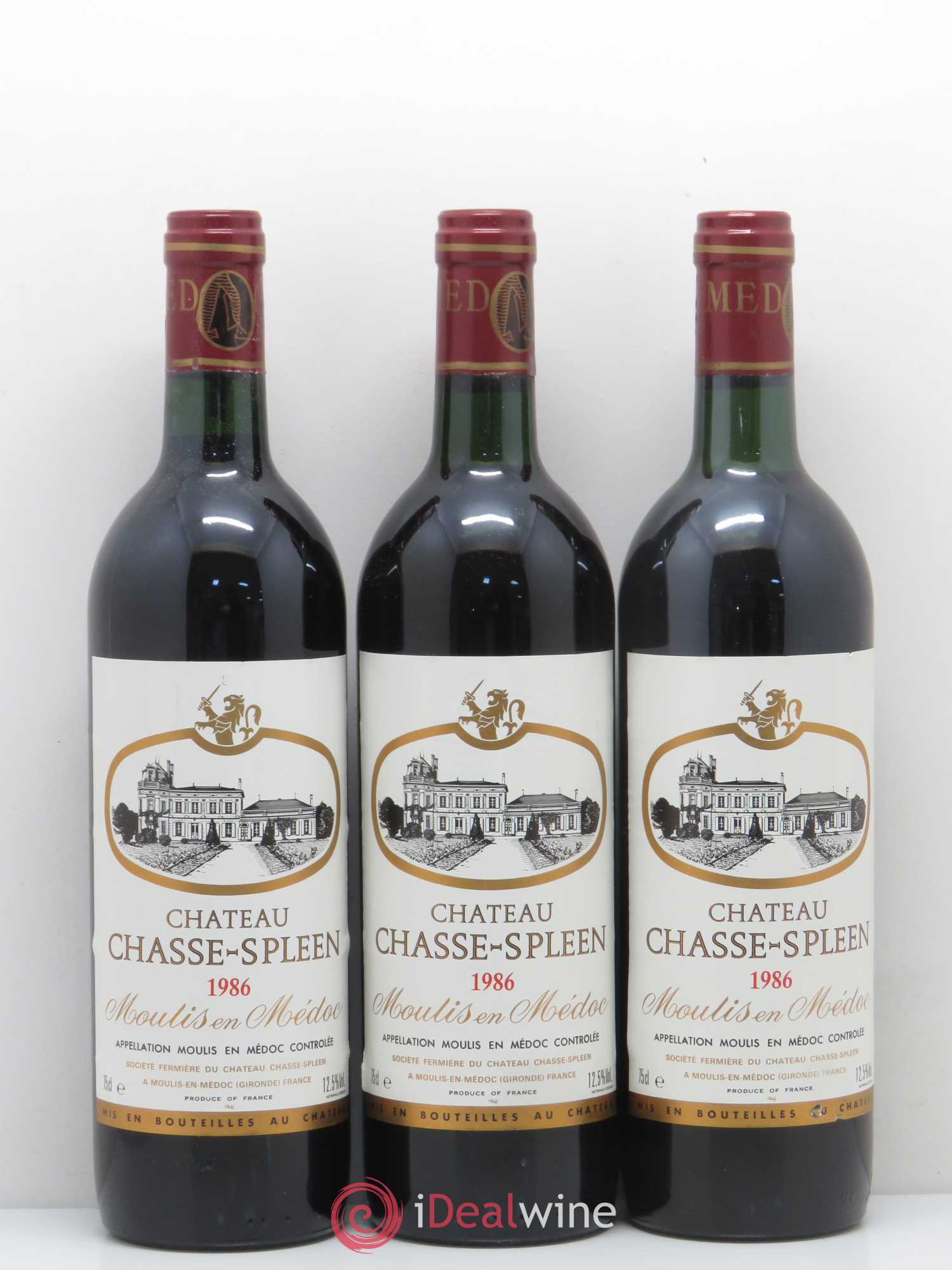 Château Chasse Spleen 1986 - Lot de 12 bouteilles - 4