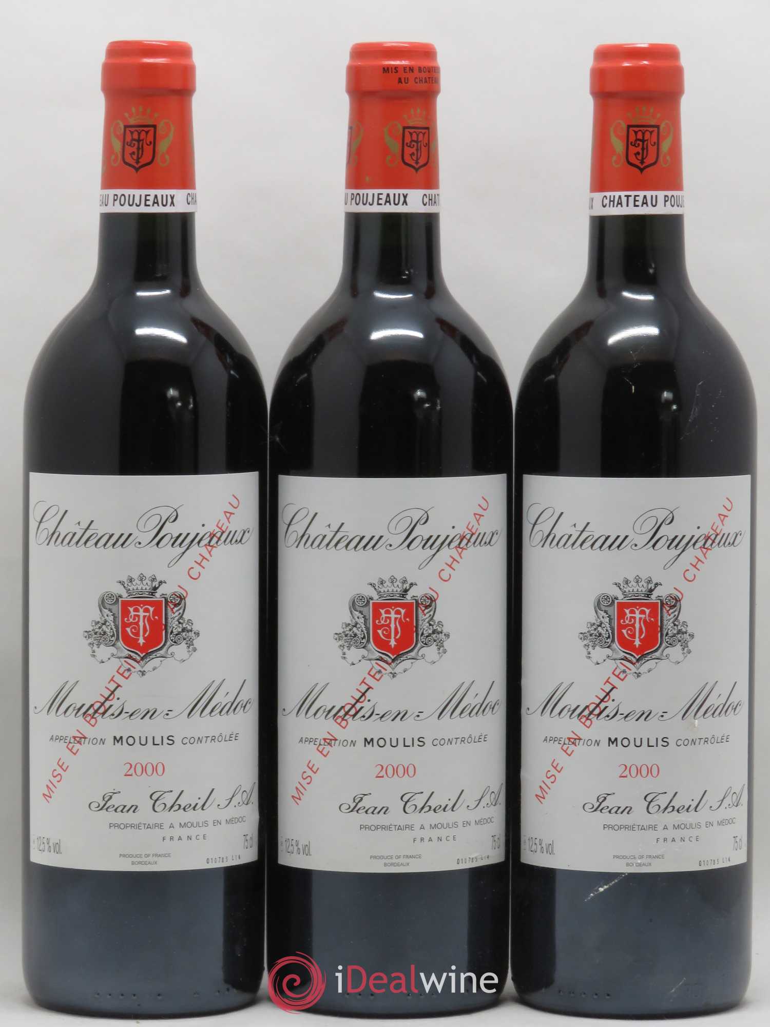 Château Poujeaux 2000 - Lot de 12 bouteilles - 2