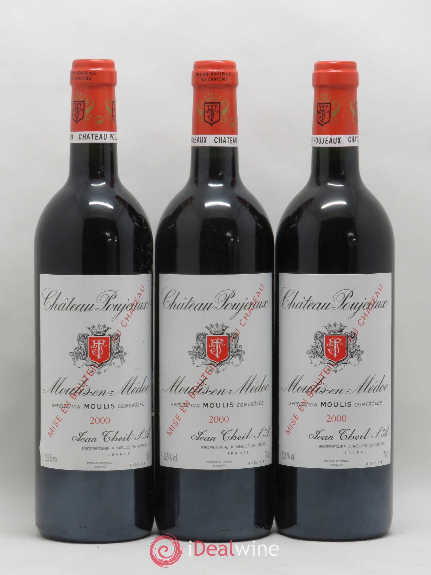 Château Poujeaux 2000 - Lot de 12 bouteilles - 4