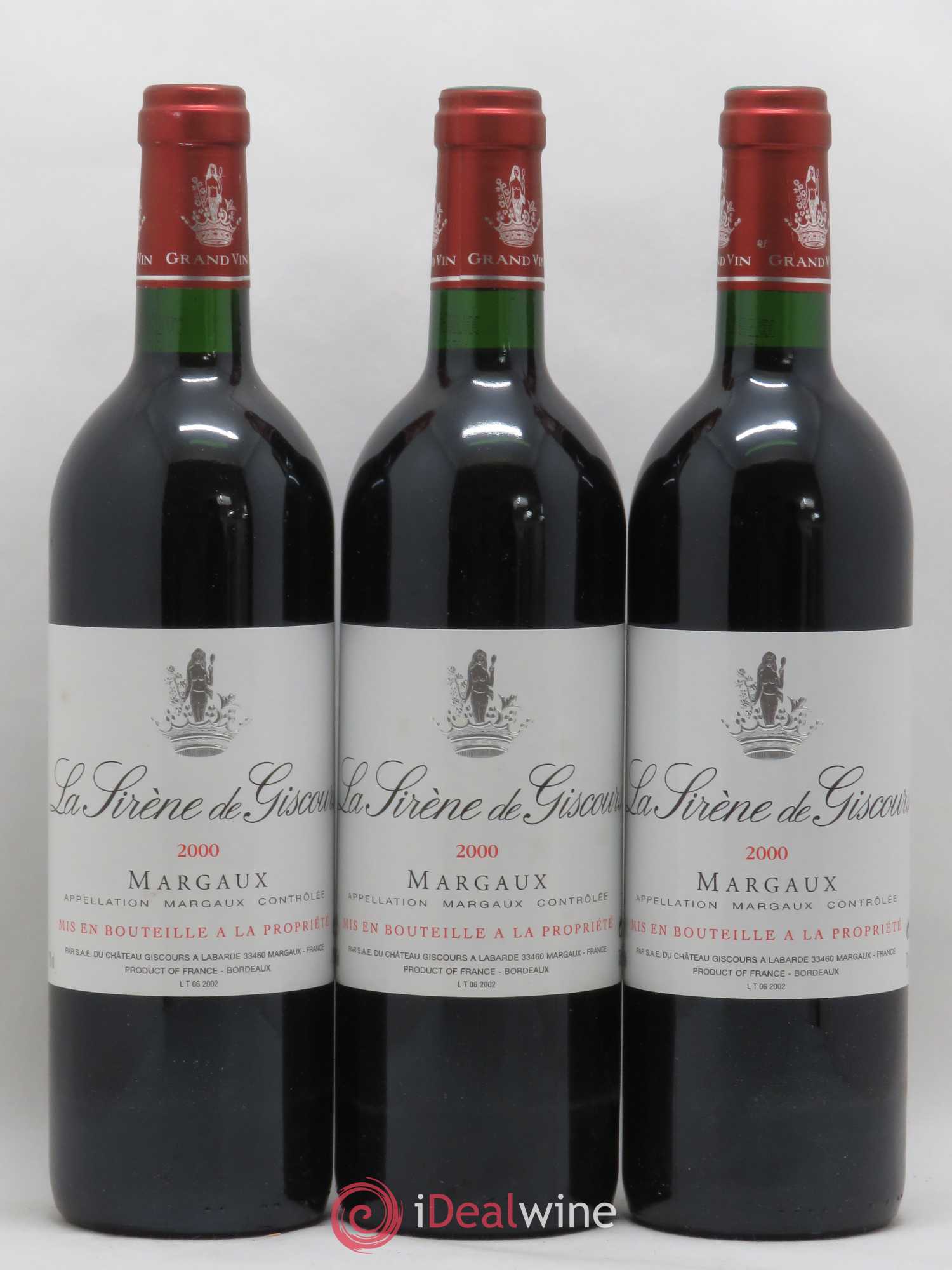 La Sirène de Giscours 2000 - Lot de 6 bouteilles - 1