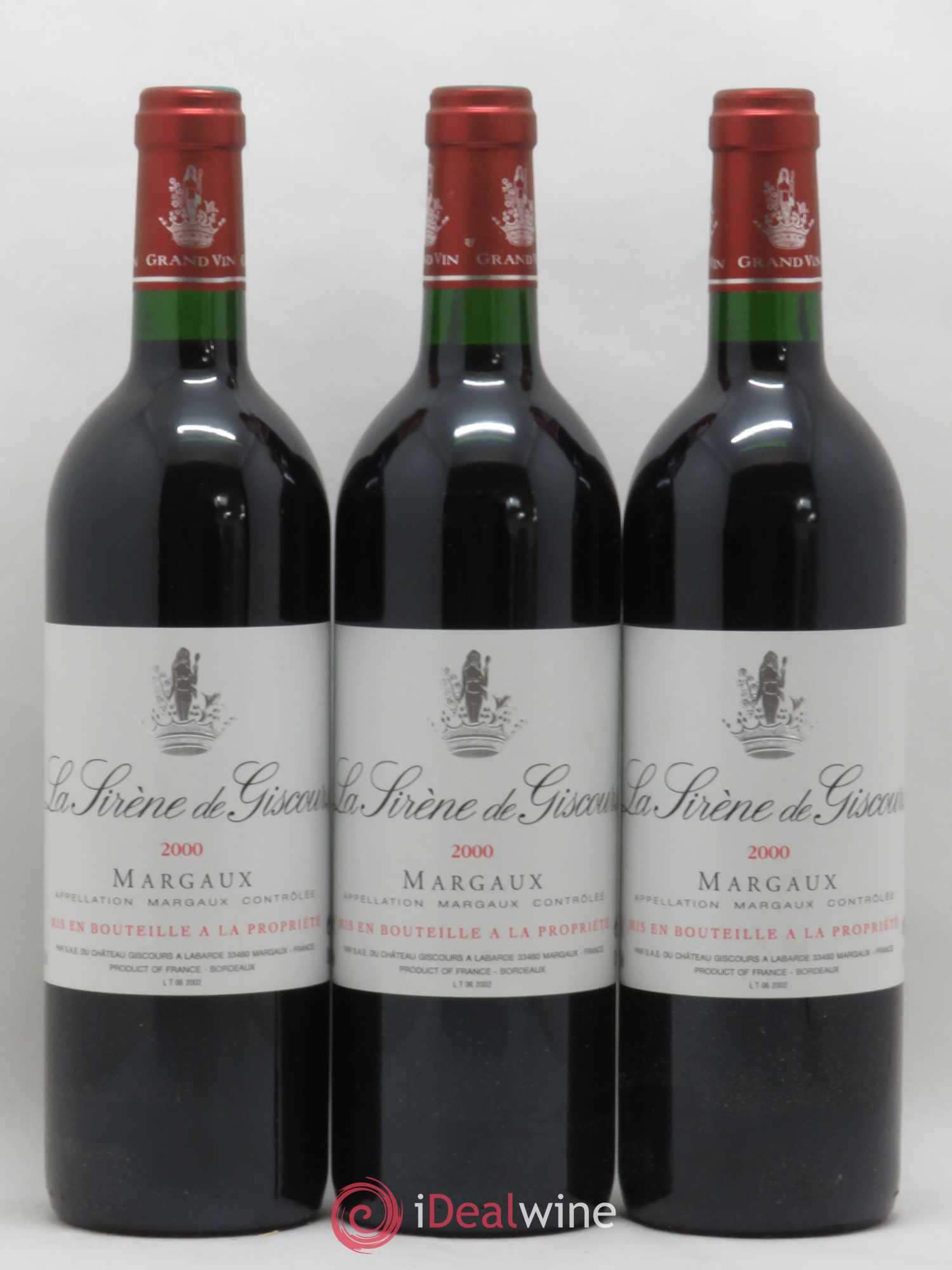 La Sirène de Giscours 2000 - Lot de 6 bouteilles - 2