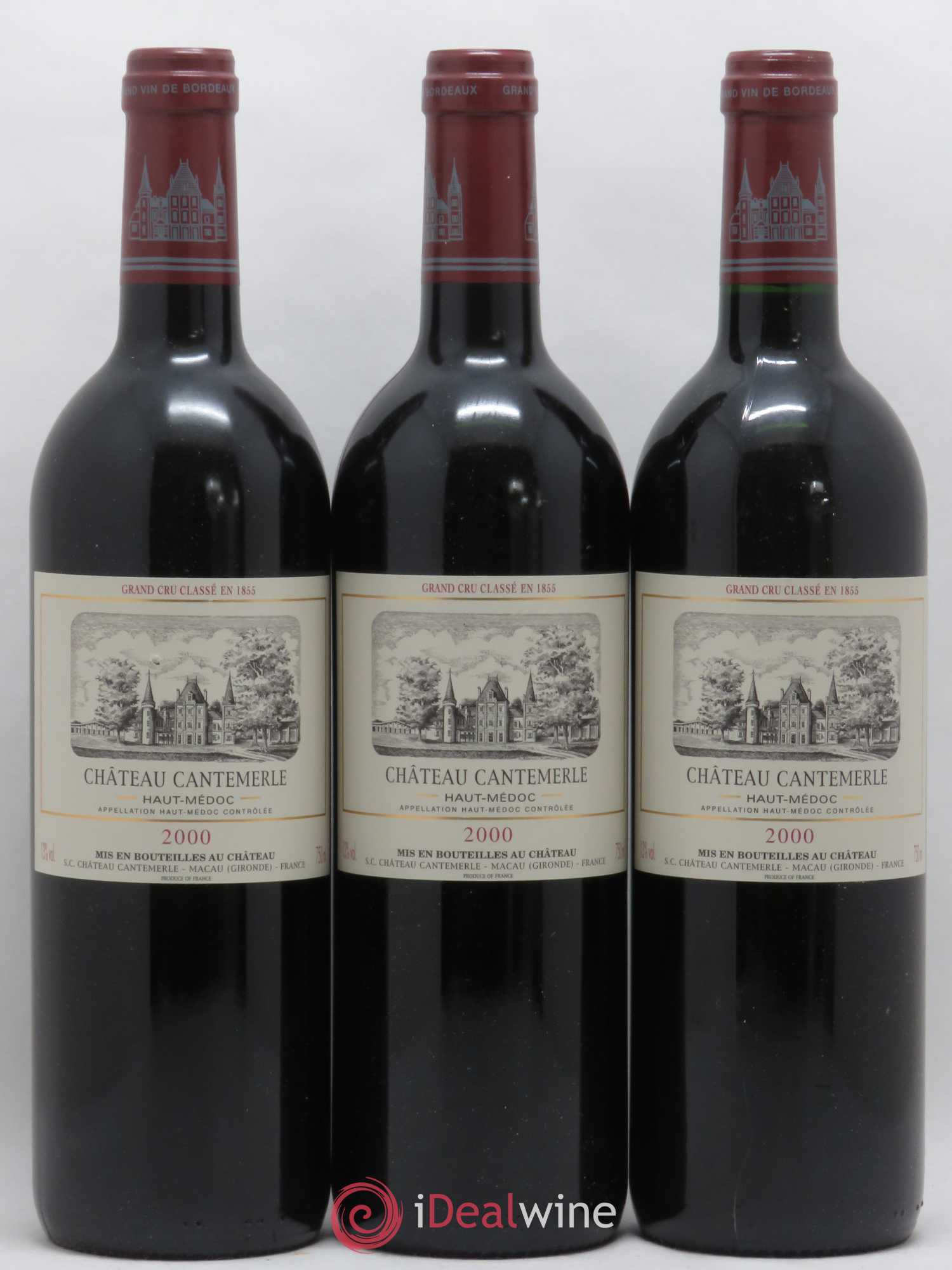 Château Cantemerle 5ème Grand Cru Classé 2000 - Lot de 6 bouteilles - 2