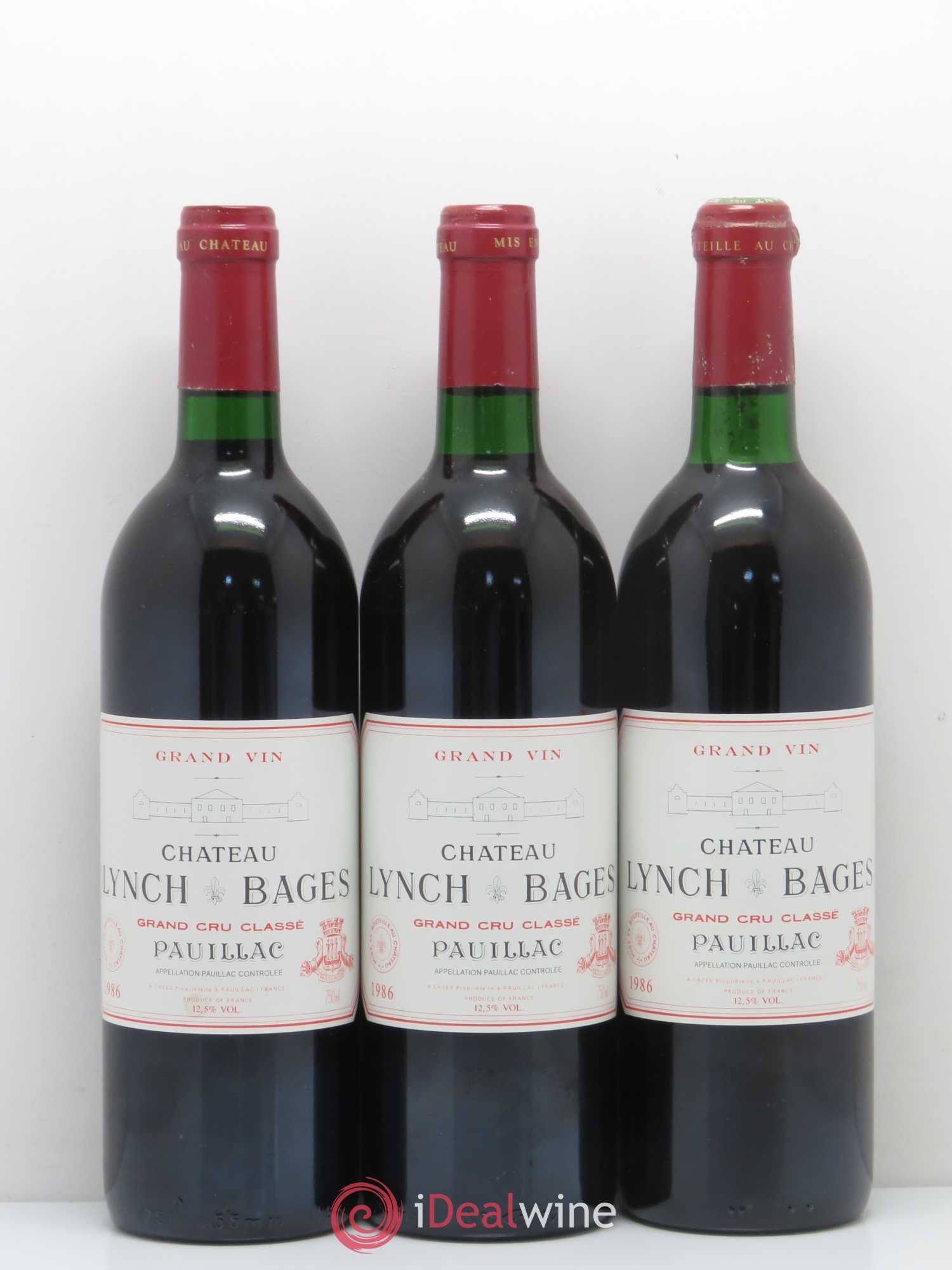 Château Lynch Bages 5ème Grand Cru Classé 1986 - Lot de 12 bouteilles - 4