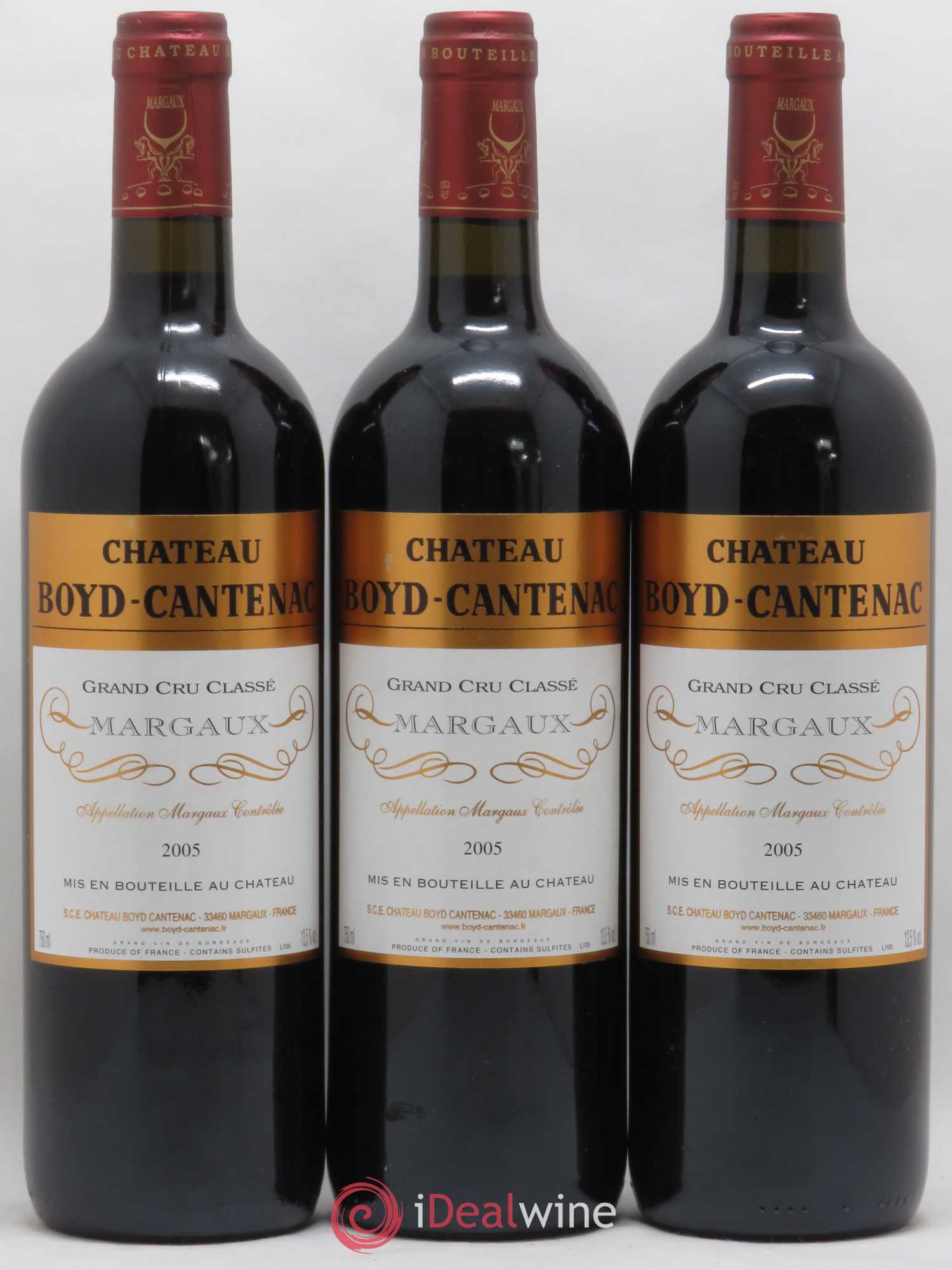 Château Boyd Cantenac 3ème Grand Cru Classé 2005 - Lot de 6 bouteilles - 2