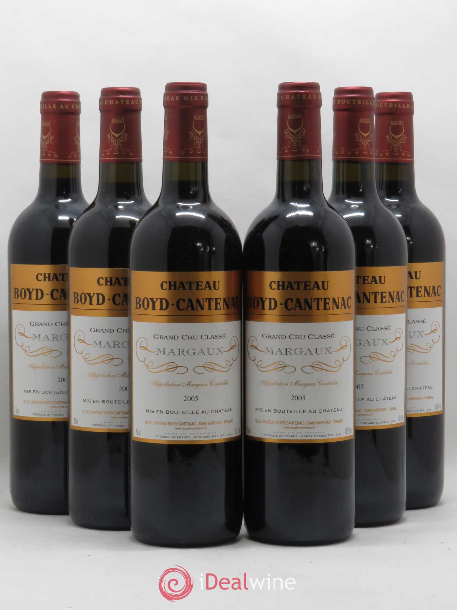 Château Boyd Cantenac 3ème Grand Cru Classé 2005 - Lot de 6 bouteilles - 0