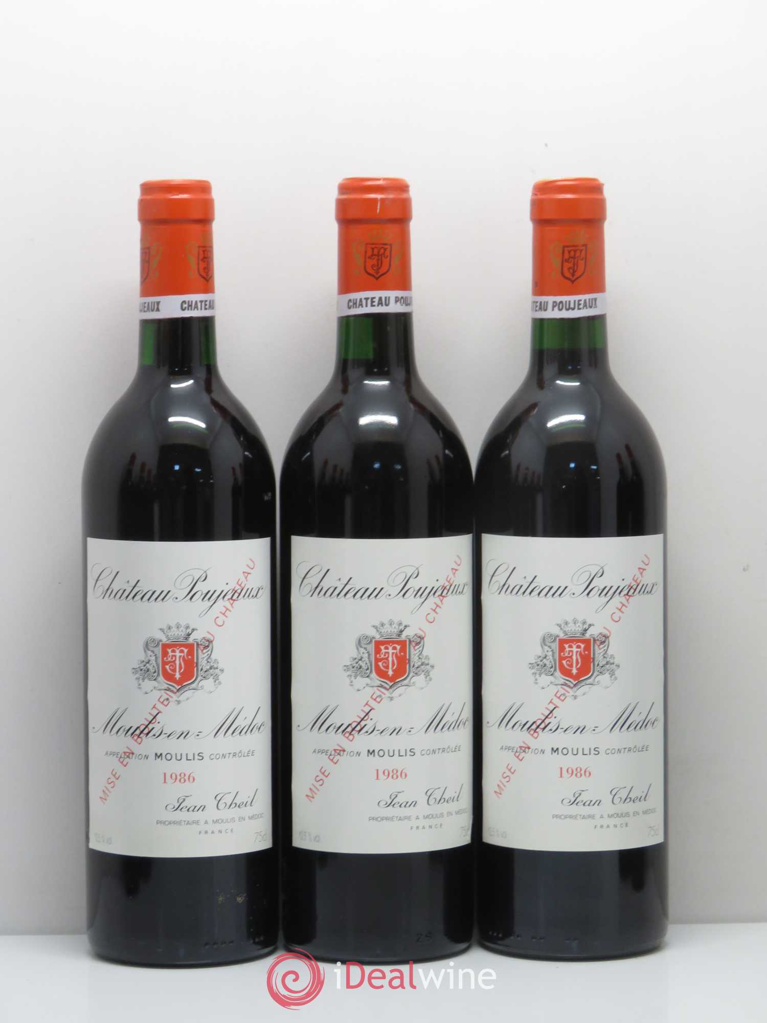 Château Poujeaux 1986 - Lot de 12 bouteilles - 3