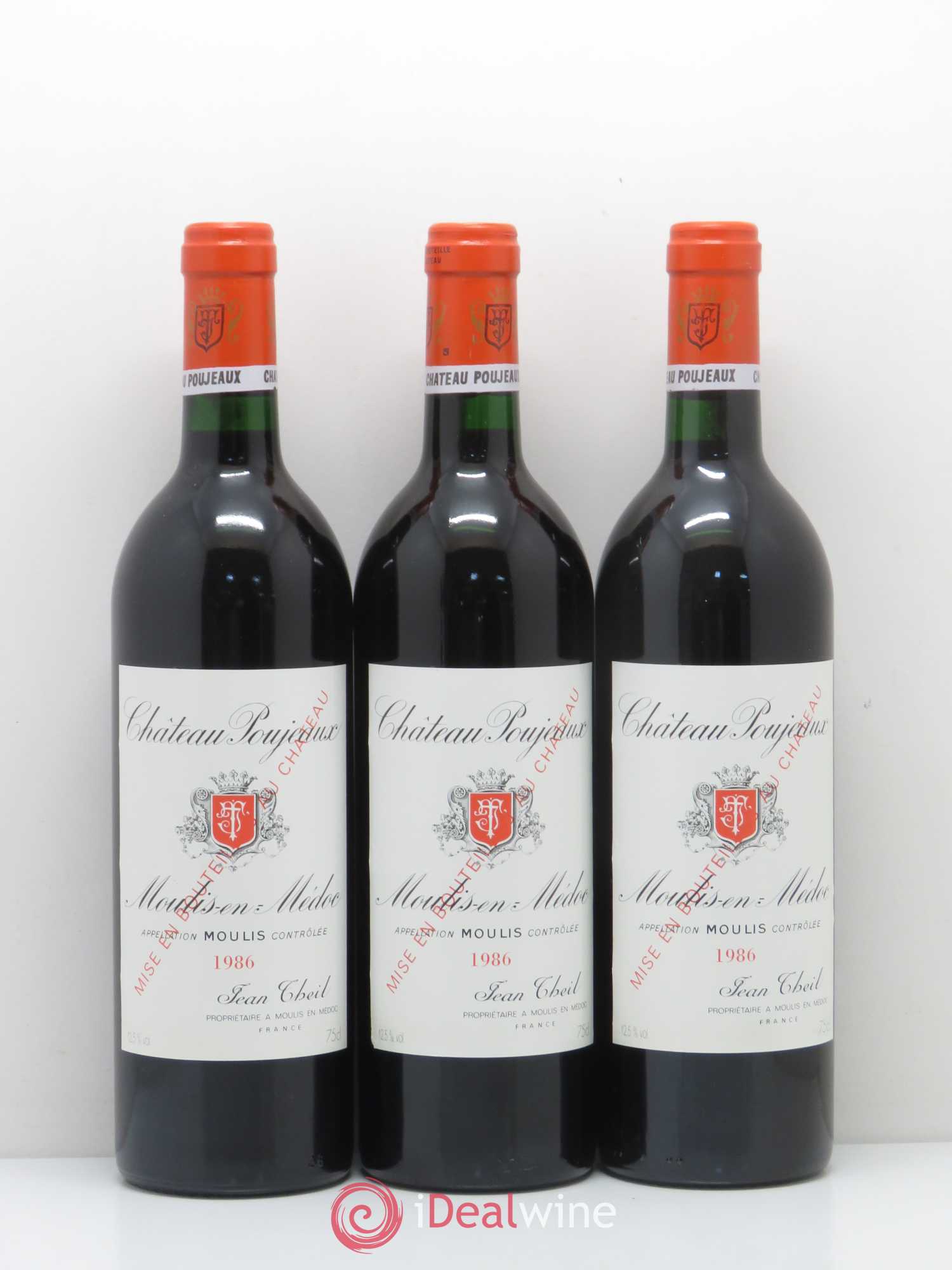 Château Poujeaux 1986 - Lot de 12 bouteilles - 4