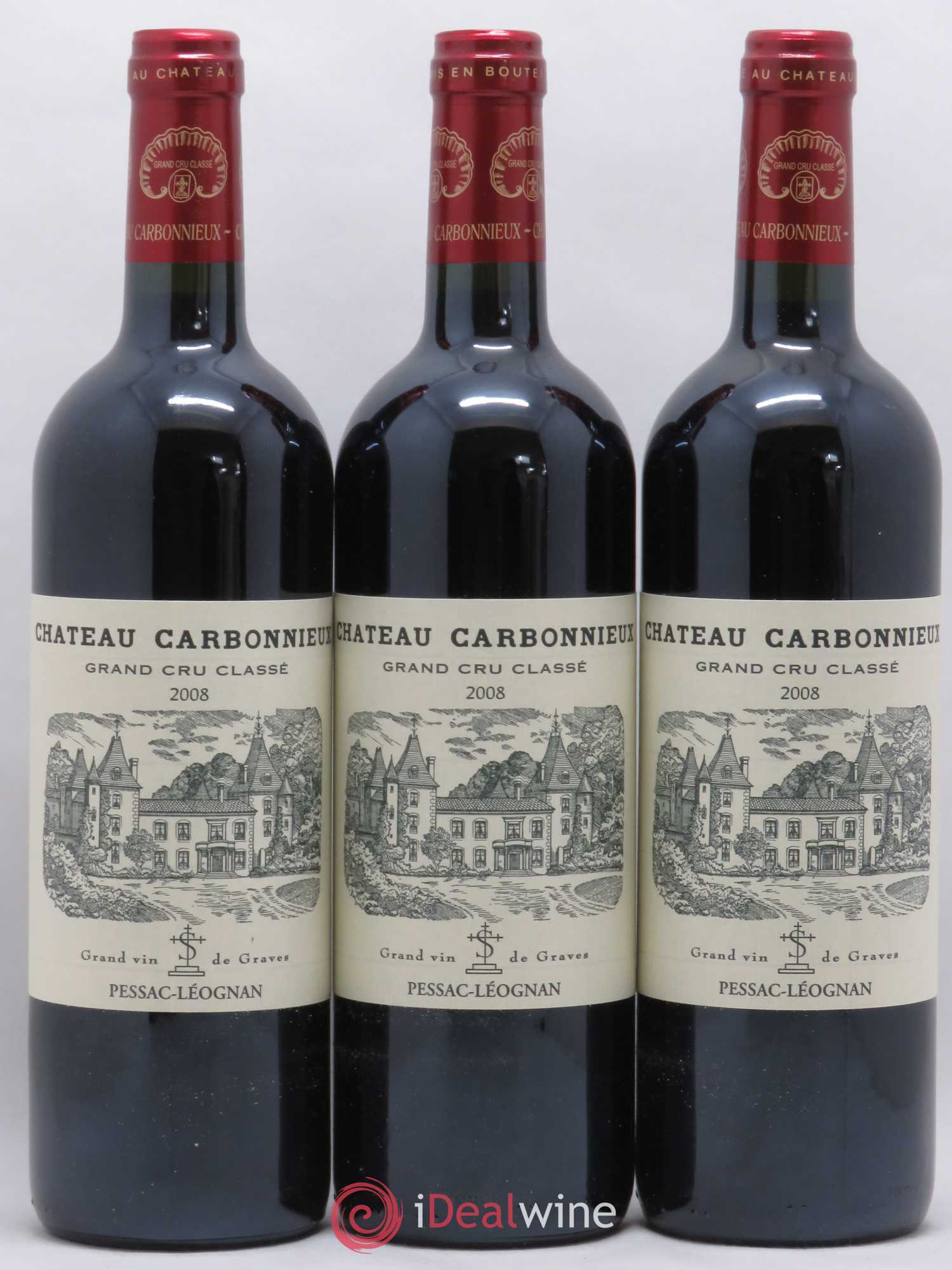 Château Carbonnieux Cru Classé de Graves 2008 - Lot de 12 bouteilles - 4