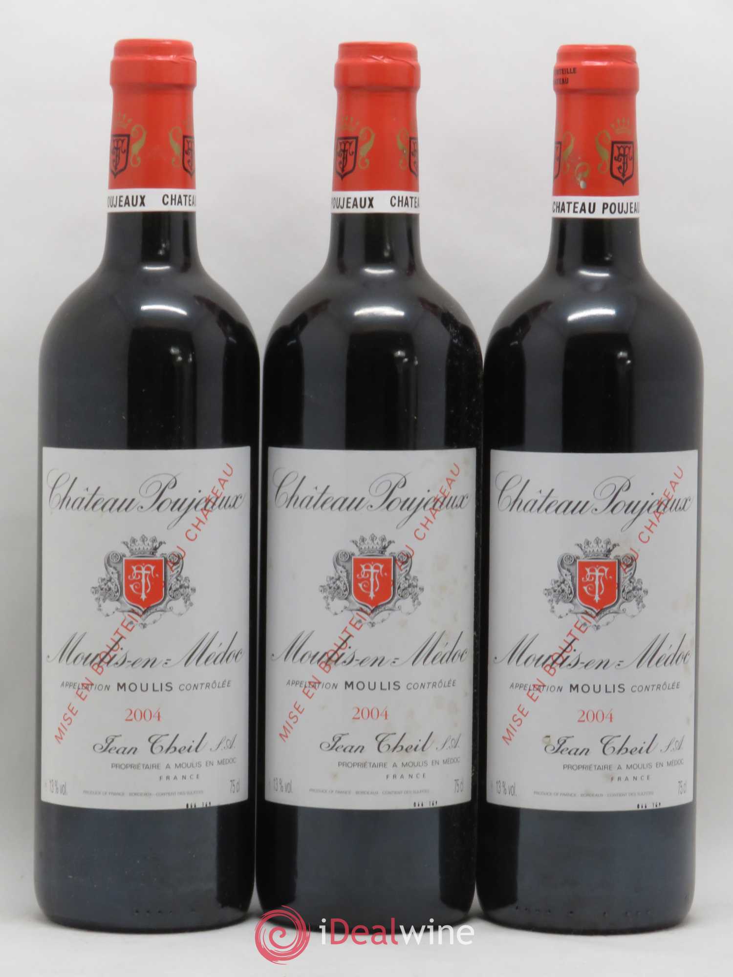 Château Poujeaux 2004 - Lot de 6 bouteilles - 1