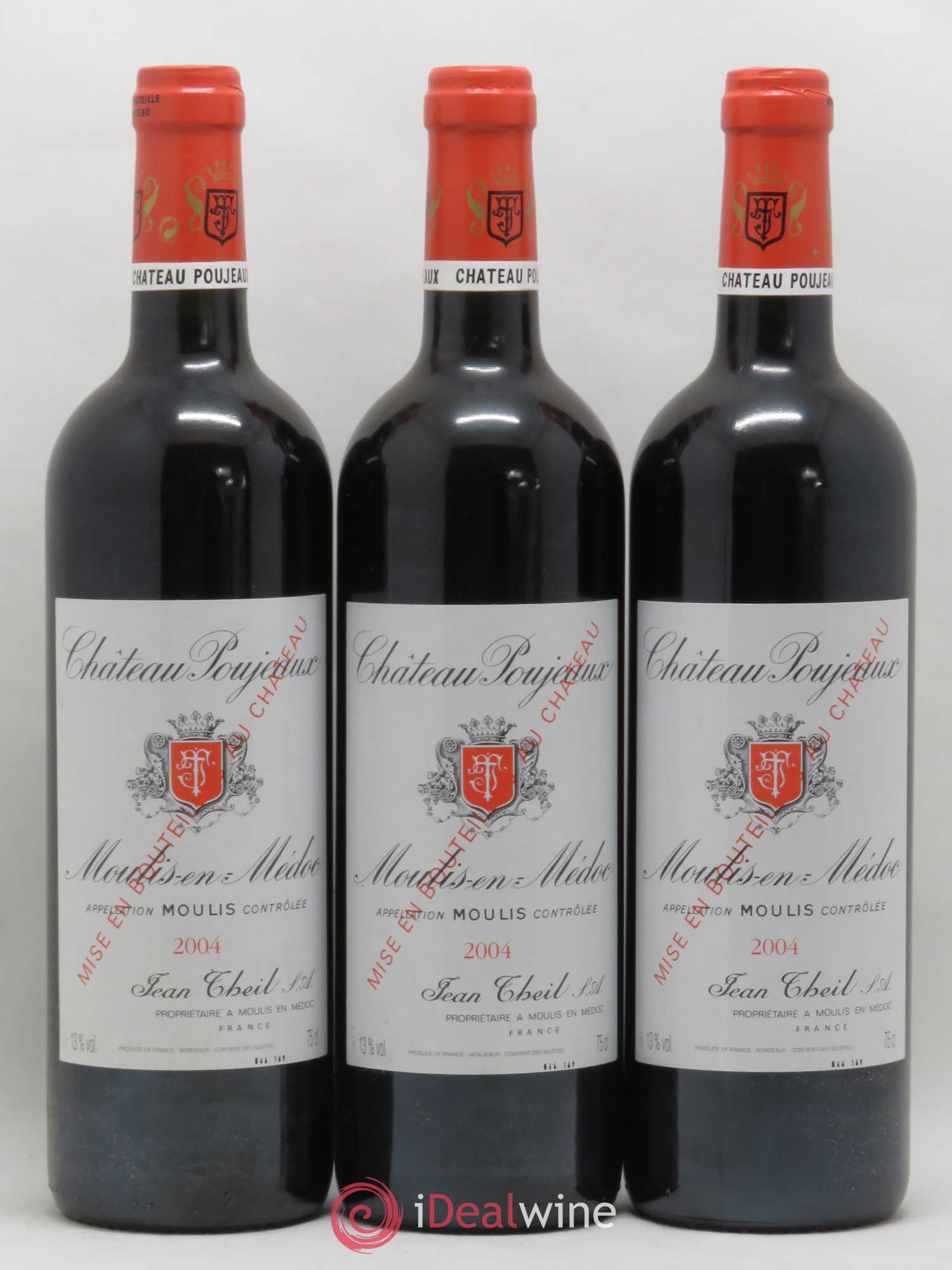Château Poujeaux 2004 - Lot de 6 bouteilles - 2