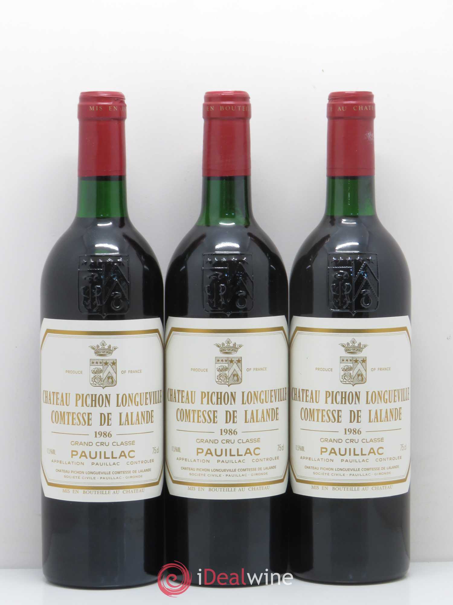 Château Pichon Longueville Comtesse de Lalande 2ème Grand Cru Classé 1986 - Lot de 12 bouteilles - 4