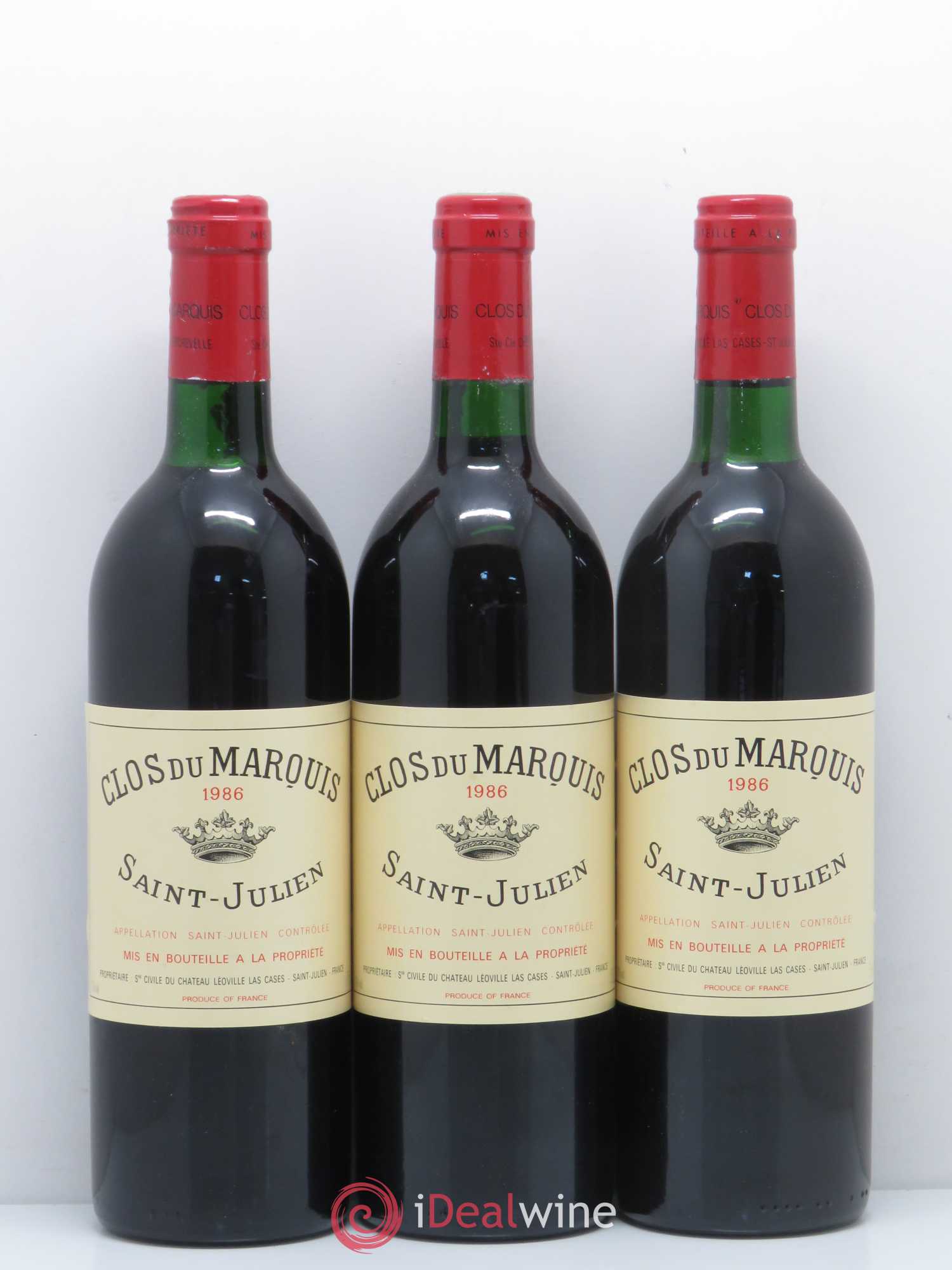 Clos du Marquis 1986 - Lot de 12 bouteilles - 4