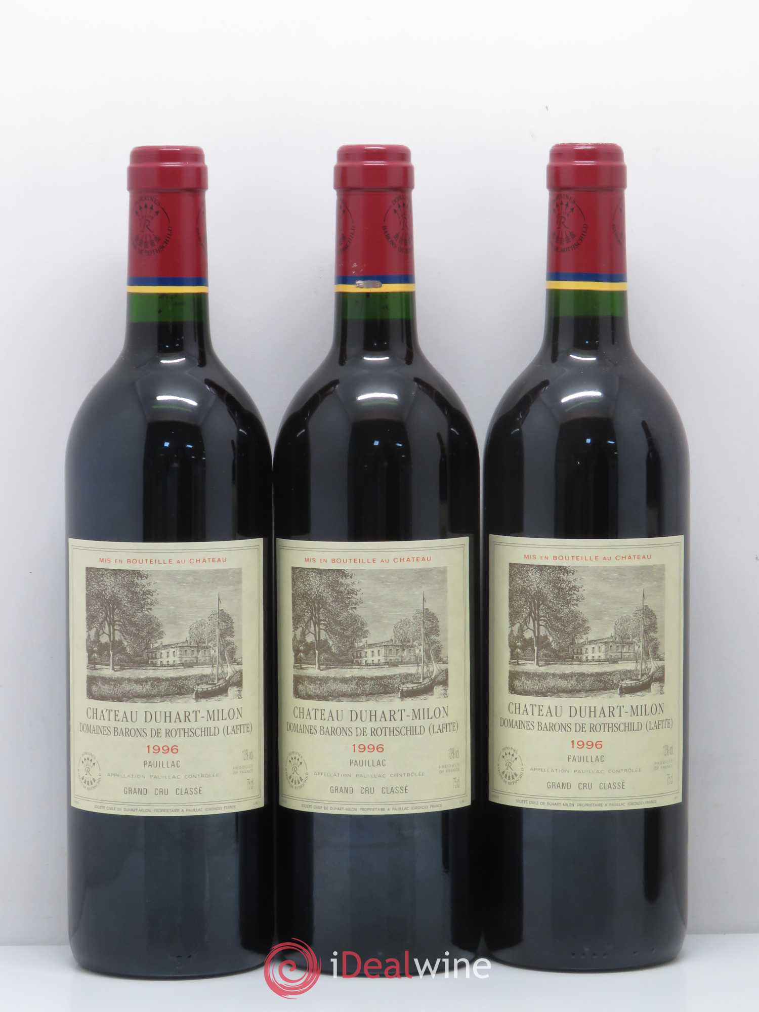 Château Duhart-Milon 4ème Grand Cru Classé 1996 - Lot de 12 bouteilles - 4