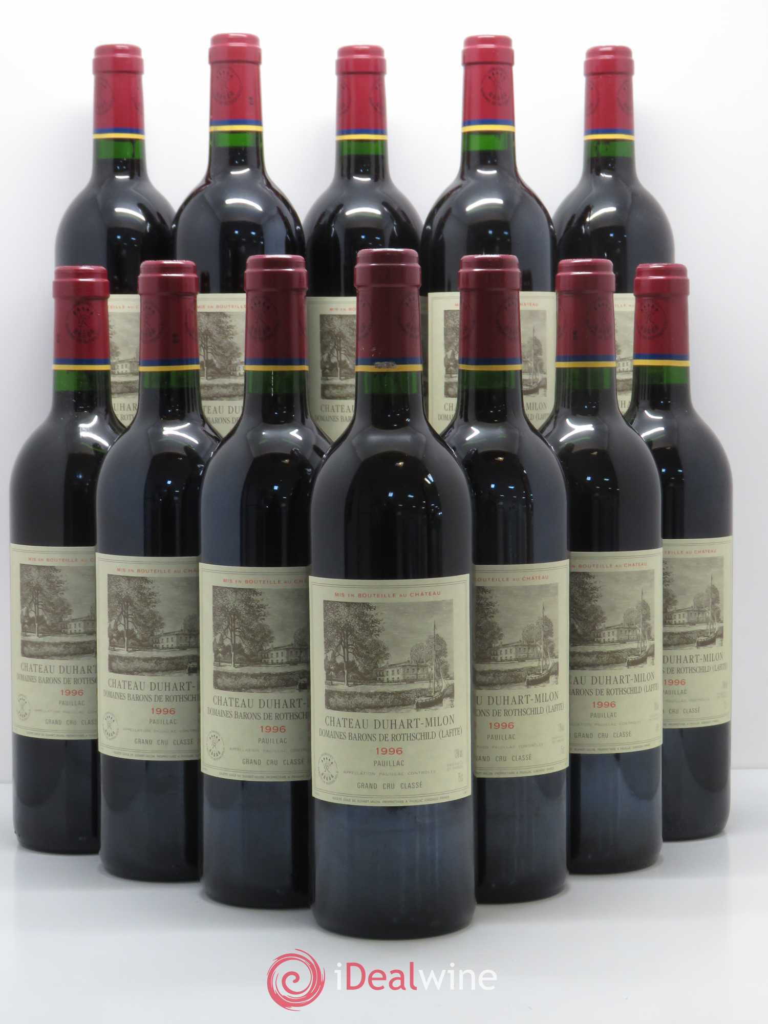 Château Duhart-Milon 4ème Grand Cru Classé 1996 - Lot de 12 bouteilles - 0