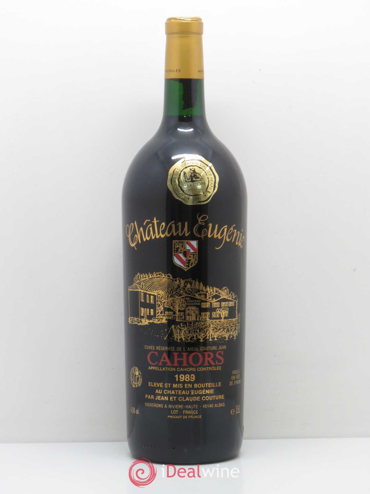 Cahors Château Eugenie 1989 - Posten von 1 Magnum - 0