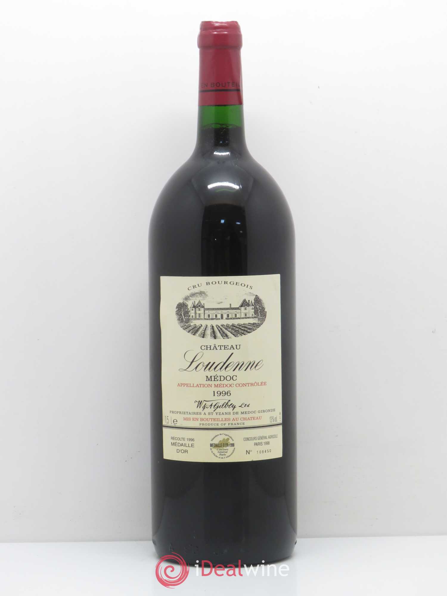 Château Loudenne Cru Bourgeois 1996 - Lot de 1 magnum - 0