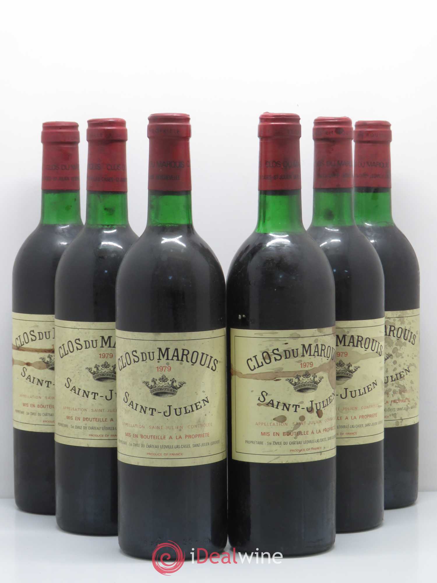 Clos du Marquis 1979 - Lot de 6 bouteilles - 0