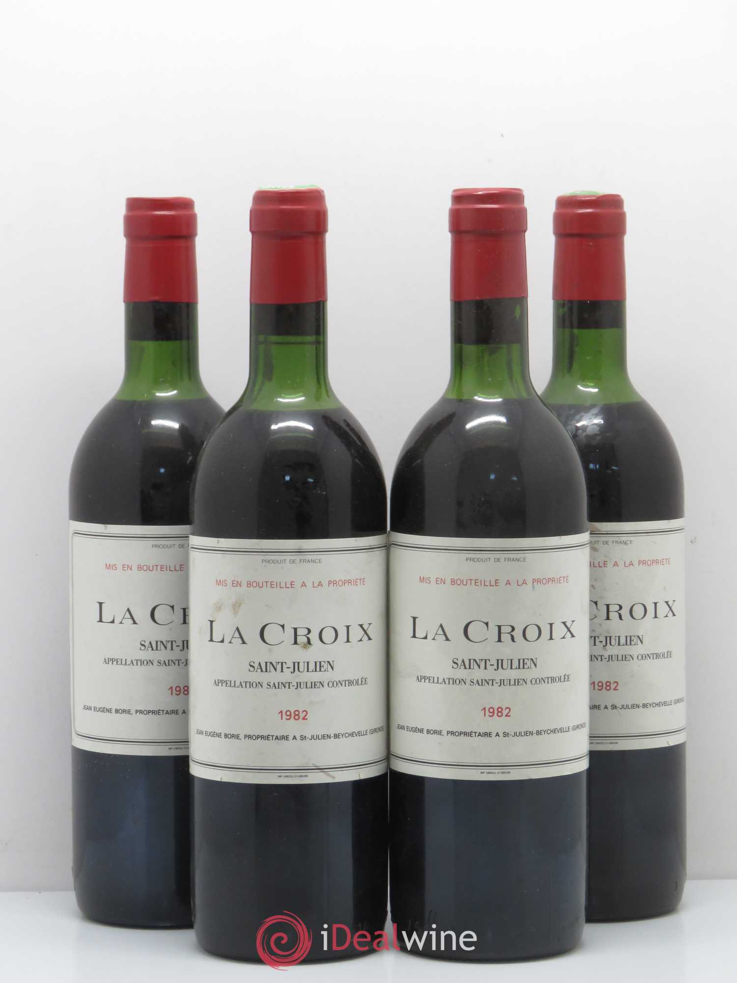 Bordeaux Château La Croix Saint Julien 1982 - Posten von 4 Flaschen - 0