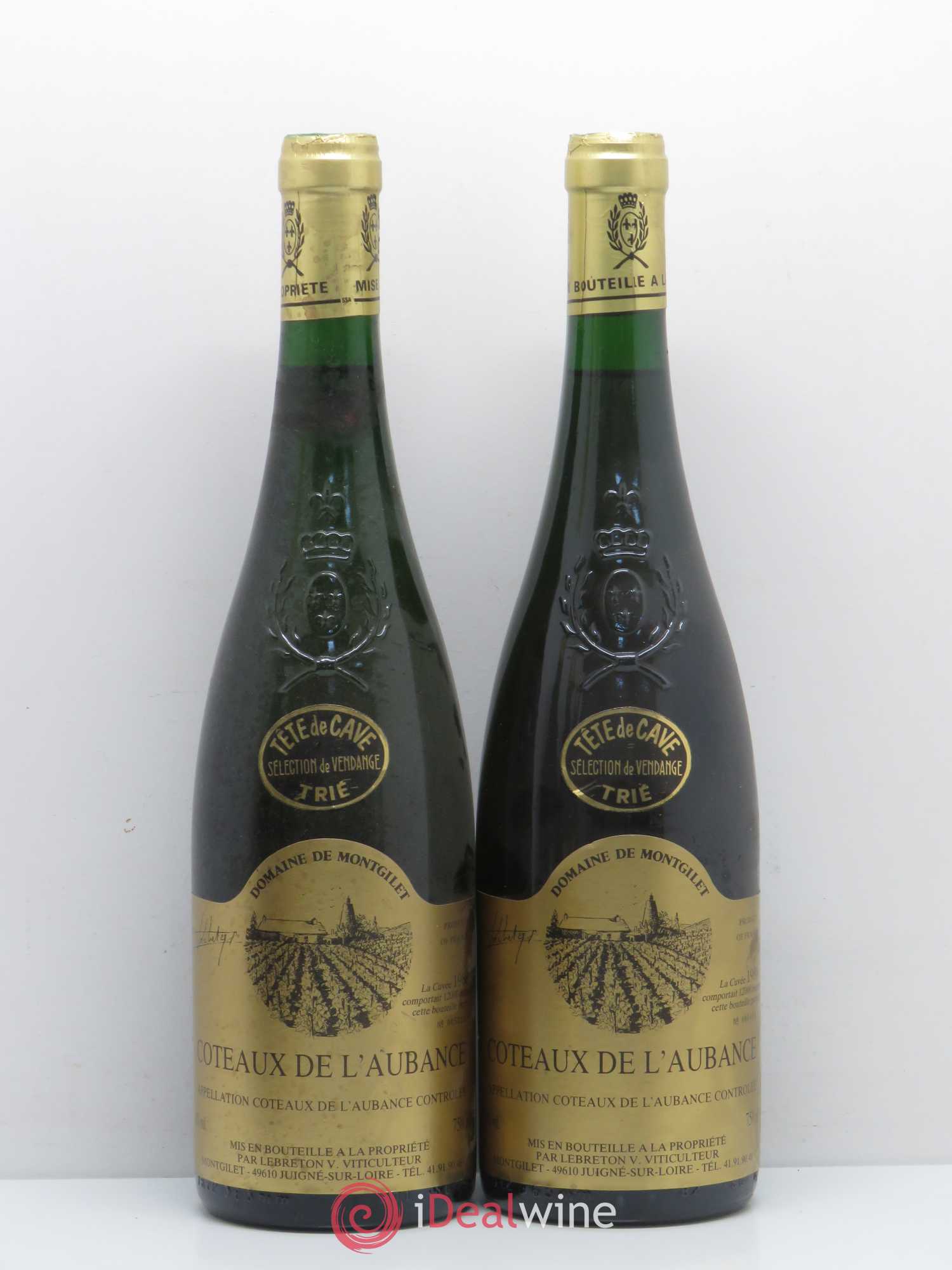 Coteaux de l'Aubance Montgilet (Domaine de) 1989 - Lot de 5 bouteilles - 1