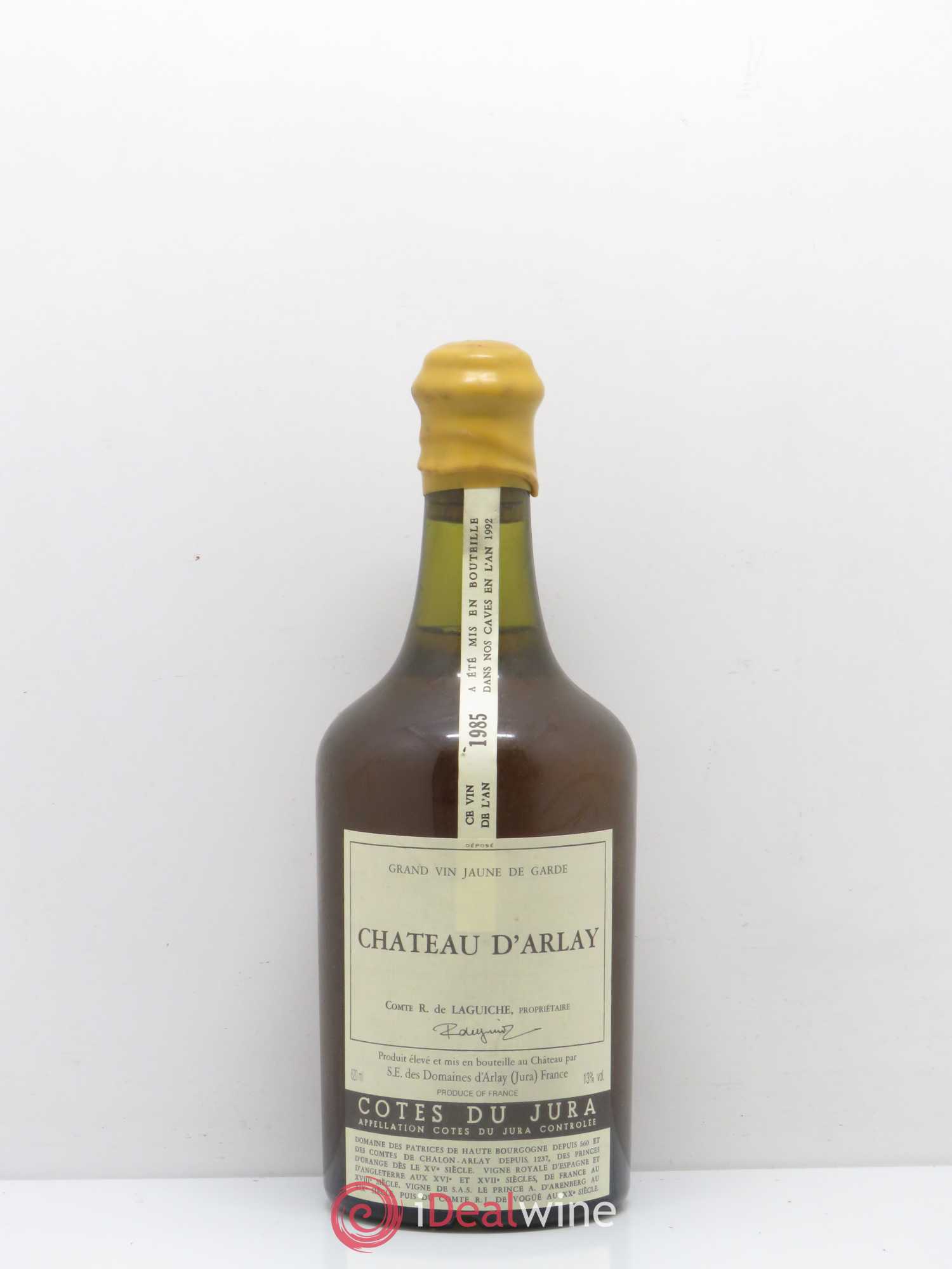 Côtes du Jura Blanc Tradition Château d'Arlay 1985 - Lot de 1 bouteille - 0