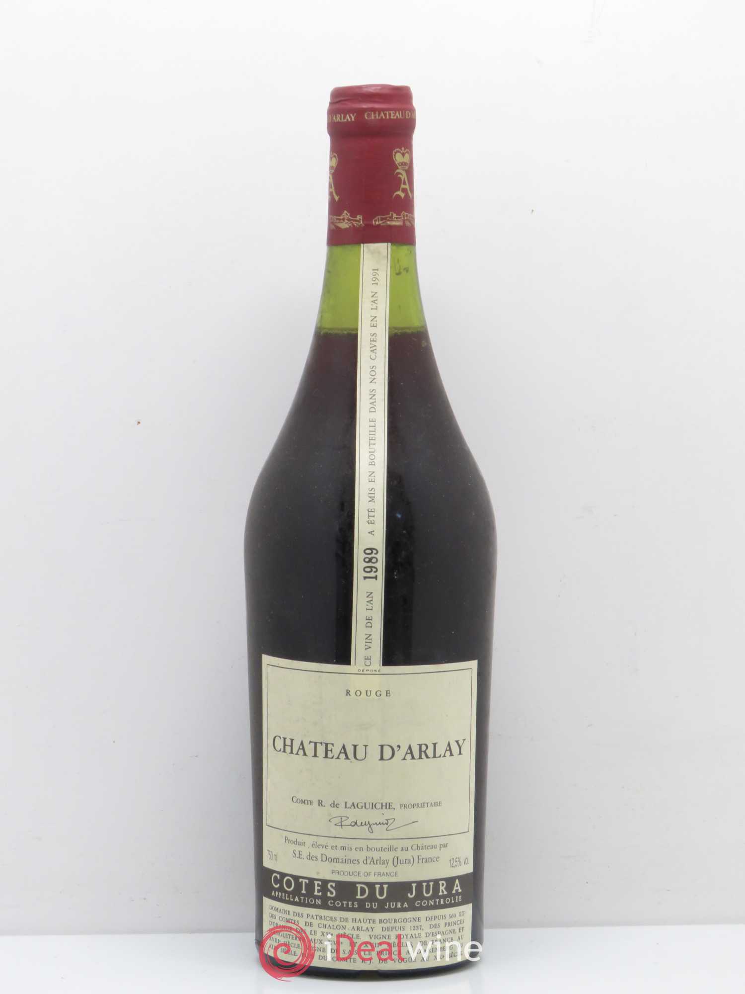 Côtes du Jura Château d'Arlay 1989 - Lot de 1 bouteille - 0