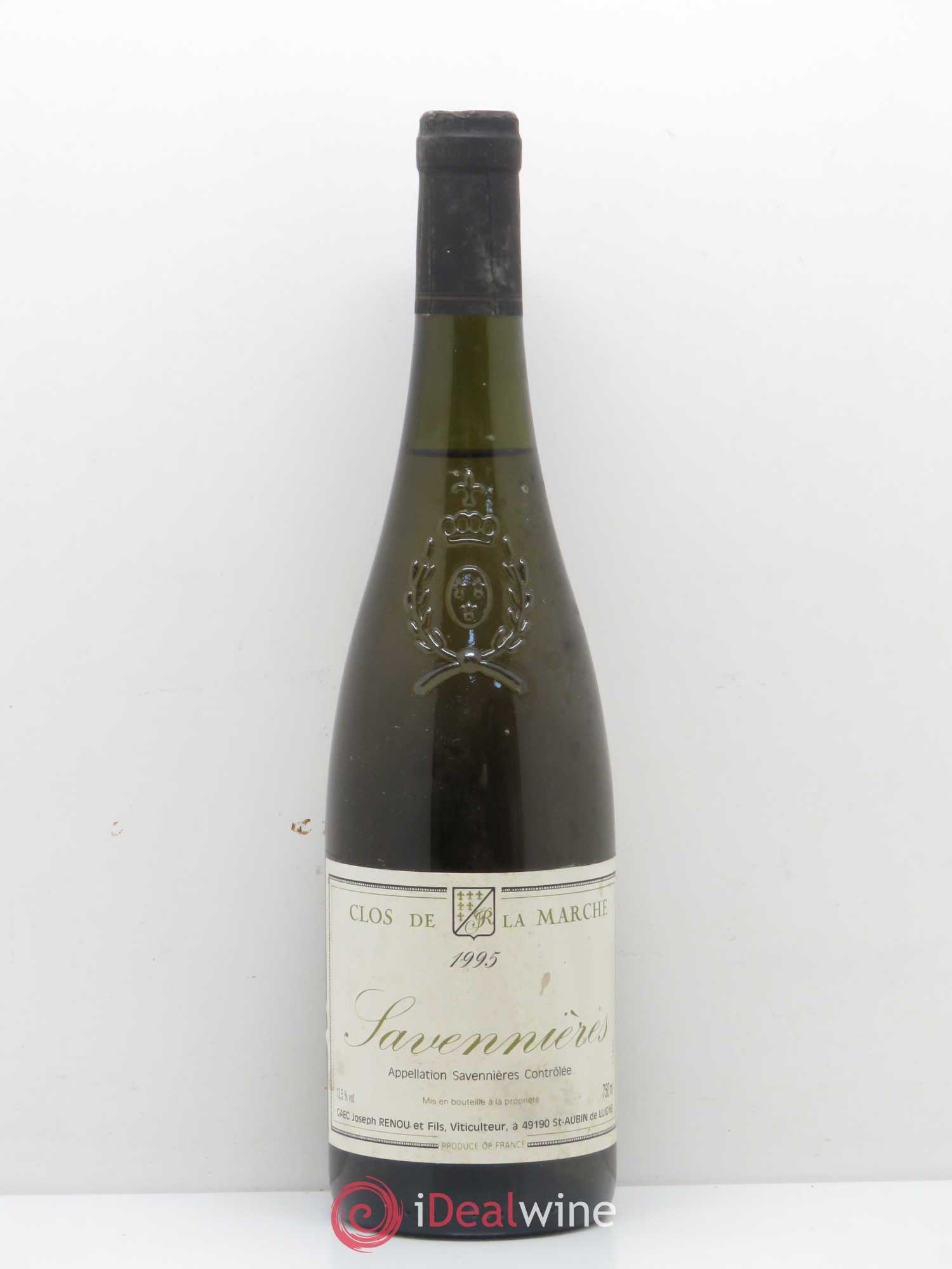 Savennières Clos De La Marche (sans prix de réserve) 1995 - Posten von 1 Flasche - 0