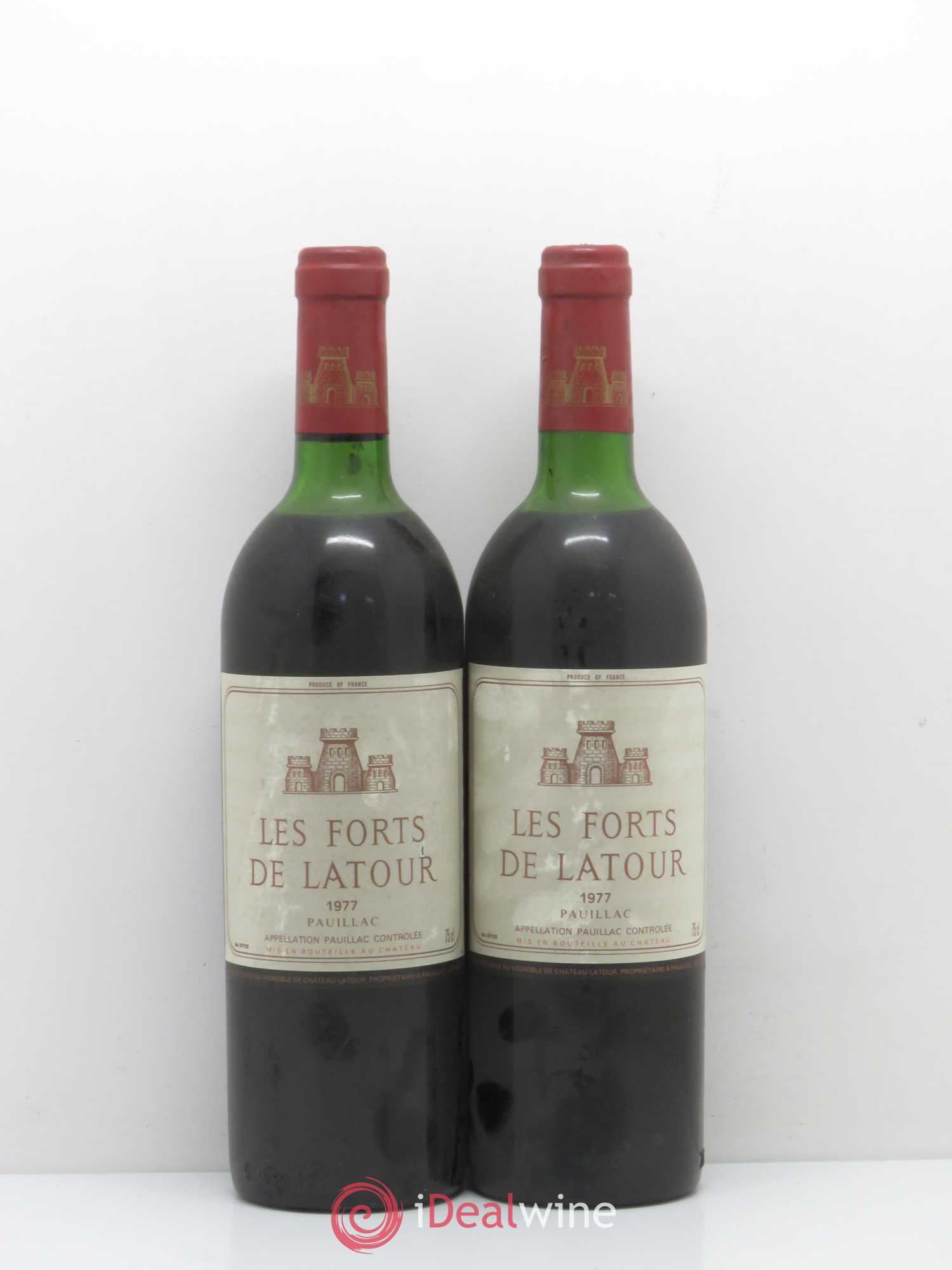 Les Forts de Latour Second Vin 1977 - Lot de 2 bouteilles - 0