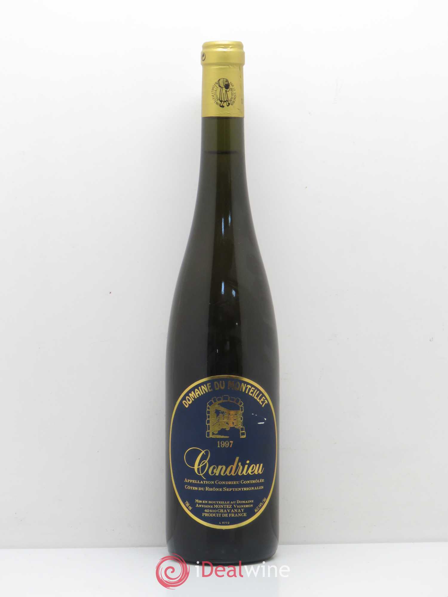 Condrieu Domaine du Monteillet 1997 - Lot de 1 bouteille - 0