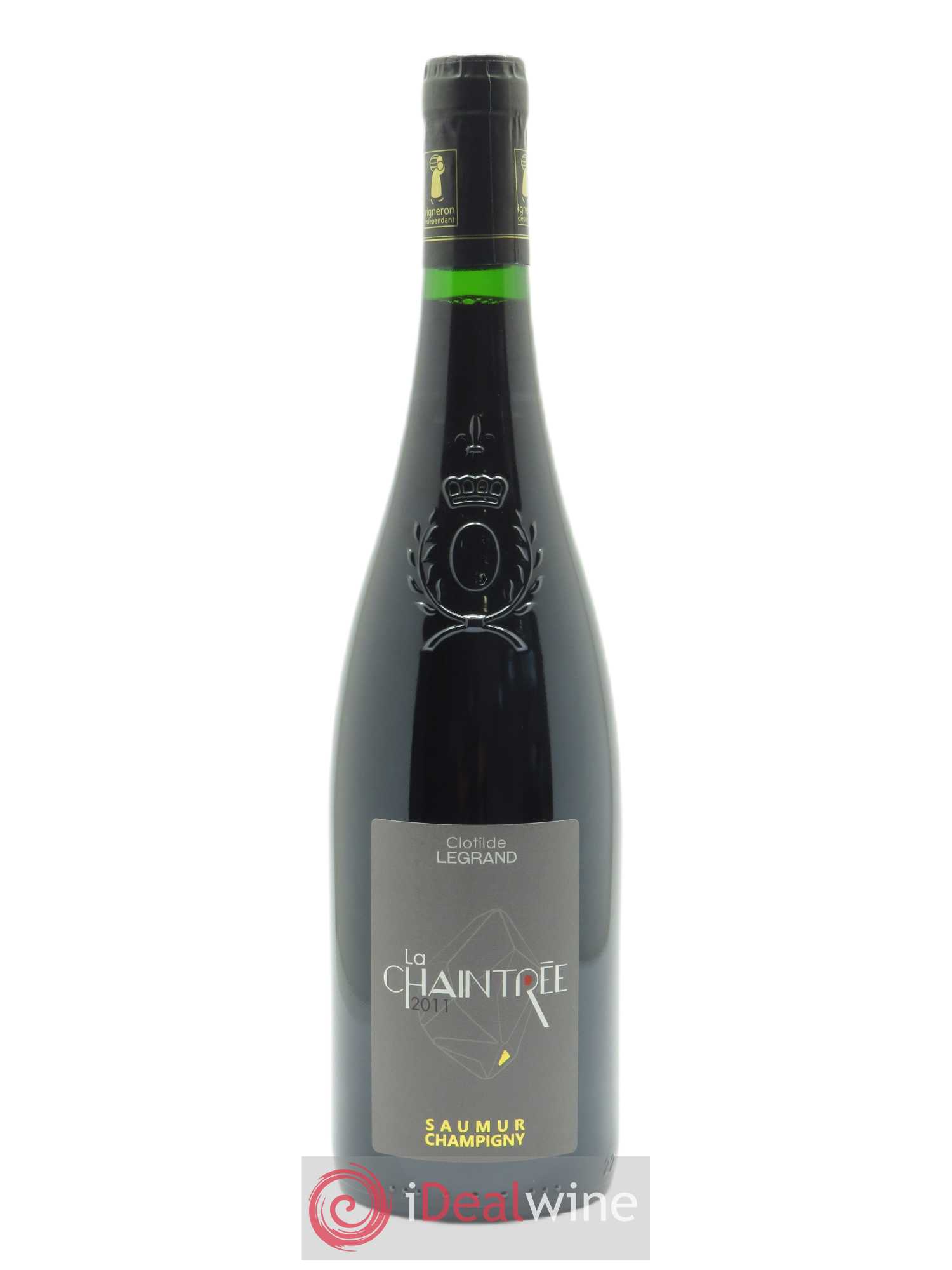 Saumur-Champigny La Chaintrée Clotilde Legrand (anciennement René-Noël Legrand) 2011 - Lot de 1 bouteille - 0