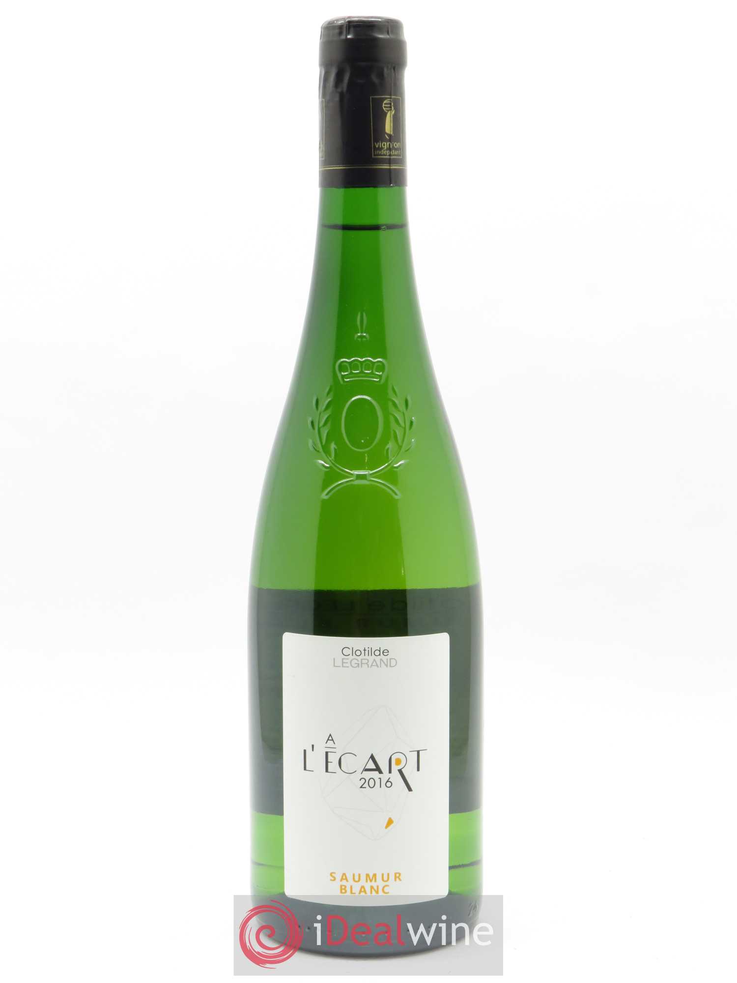 Saumur A L'écart Clotilde Legrand (anciennement René-Noël Legrand) 2016 - Lot de 1 bouteille - 0