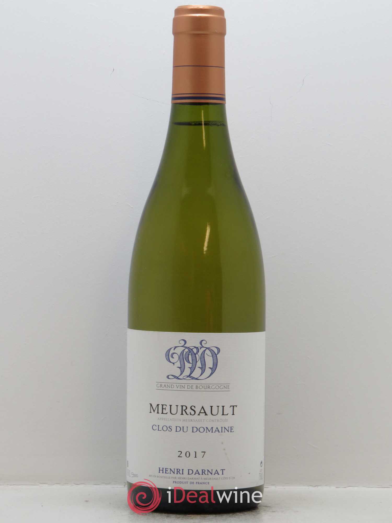 Meursault Clos du Domaine Henri Darnat 2017 - Lot de 1 bouteille - 0